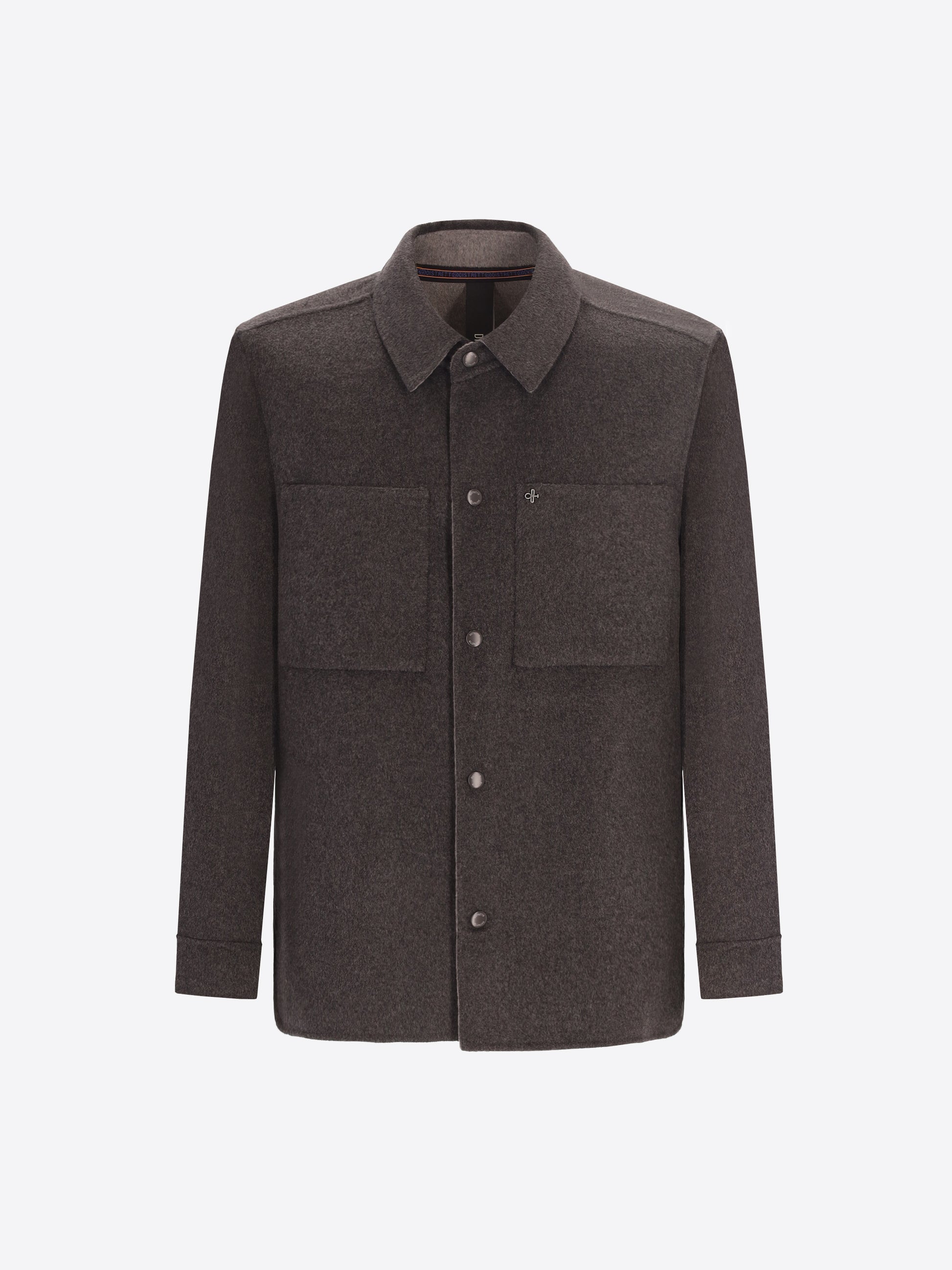 Double Wool Blend Shirt Jacket Edinburgh