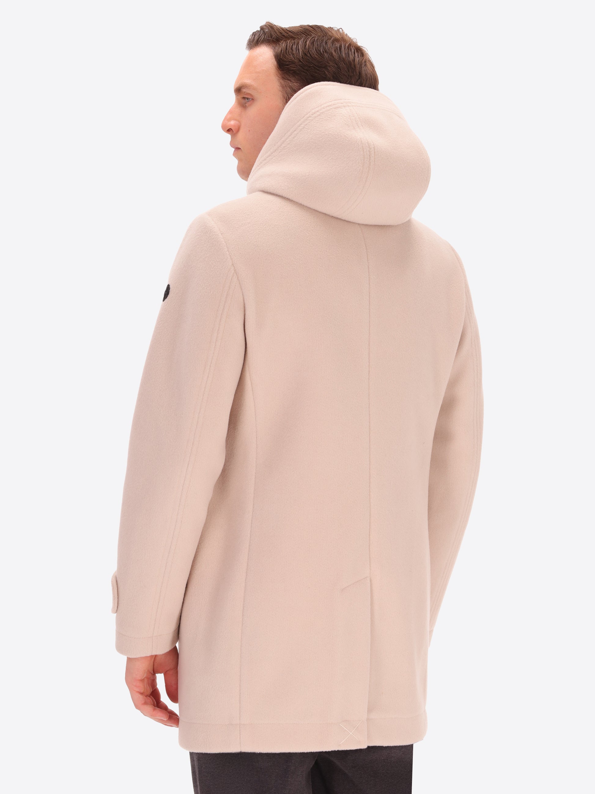 Manchester Parka aus Superkomfort-Wollmischgewebe mit Kapuze