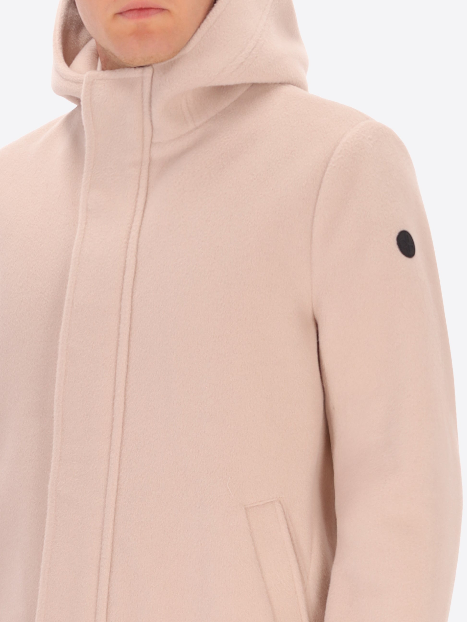 Manchester Parka aus Superkomfort-Wollmischgewebe mit Kapuze