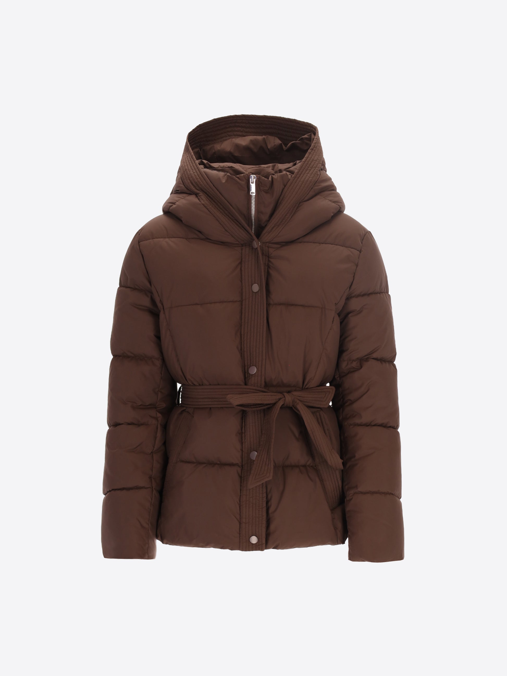 Puffer Jacket Vienna with Belt and Hood