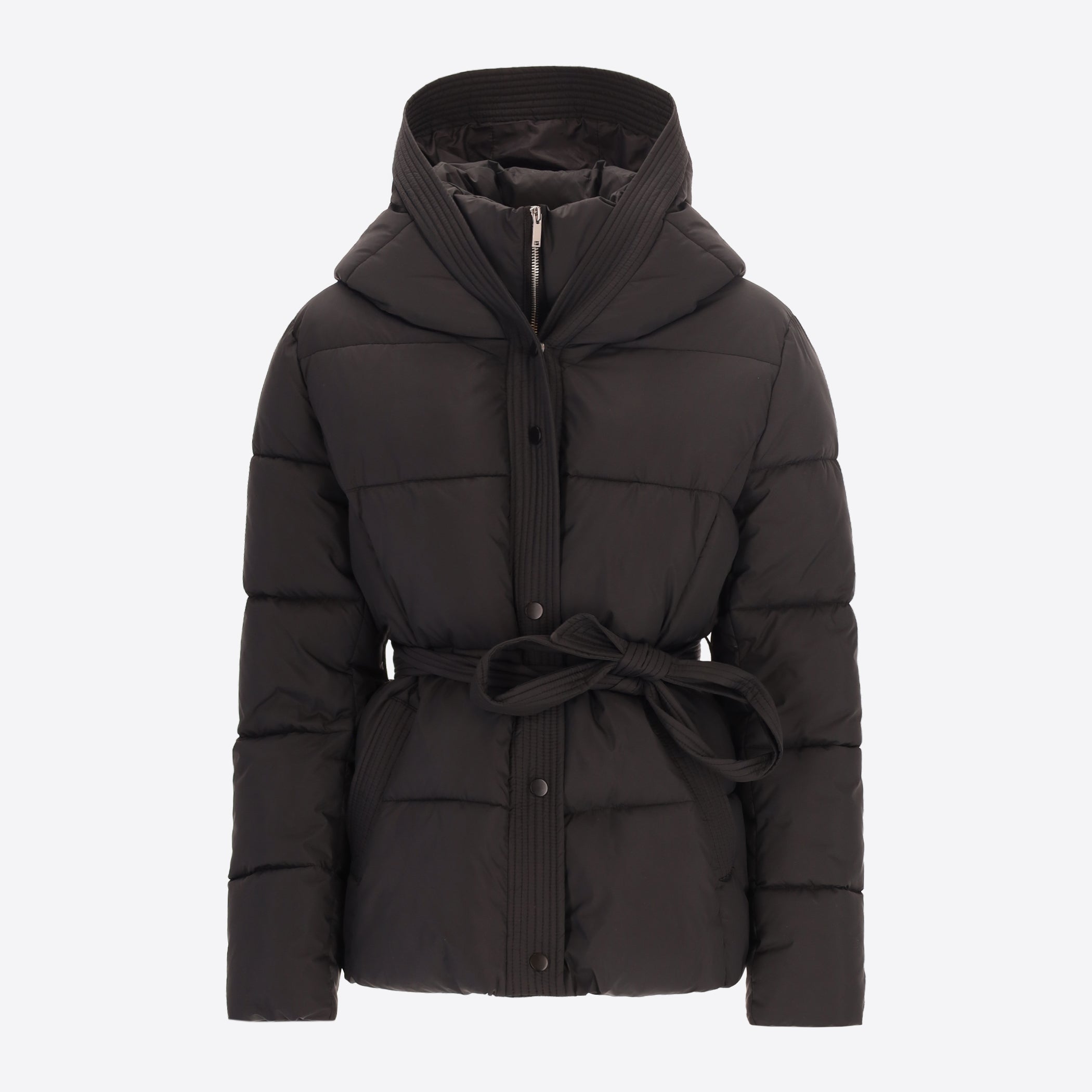 Puffer Jacket Vienna with Belt and Hood