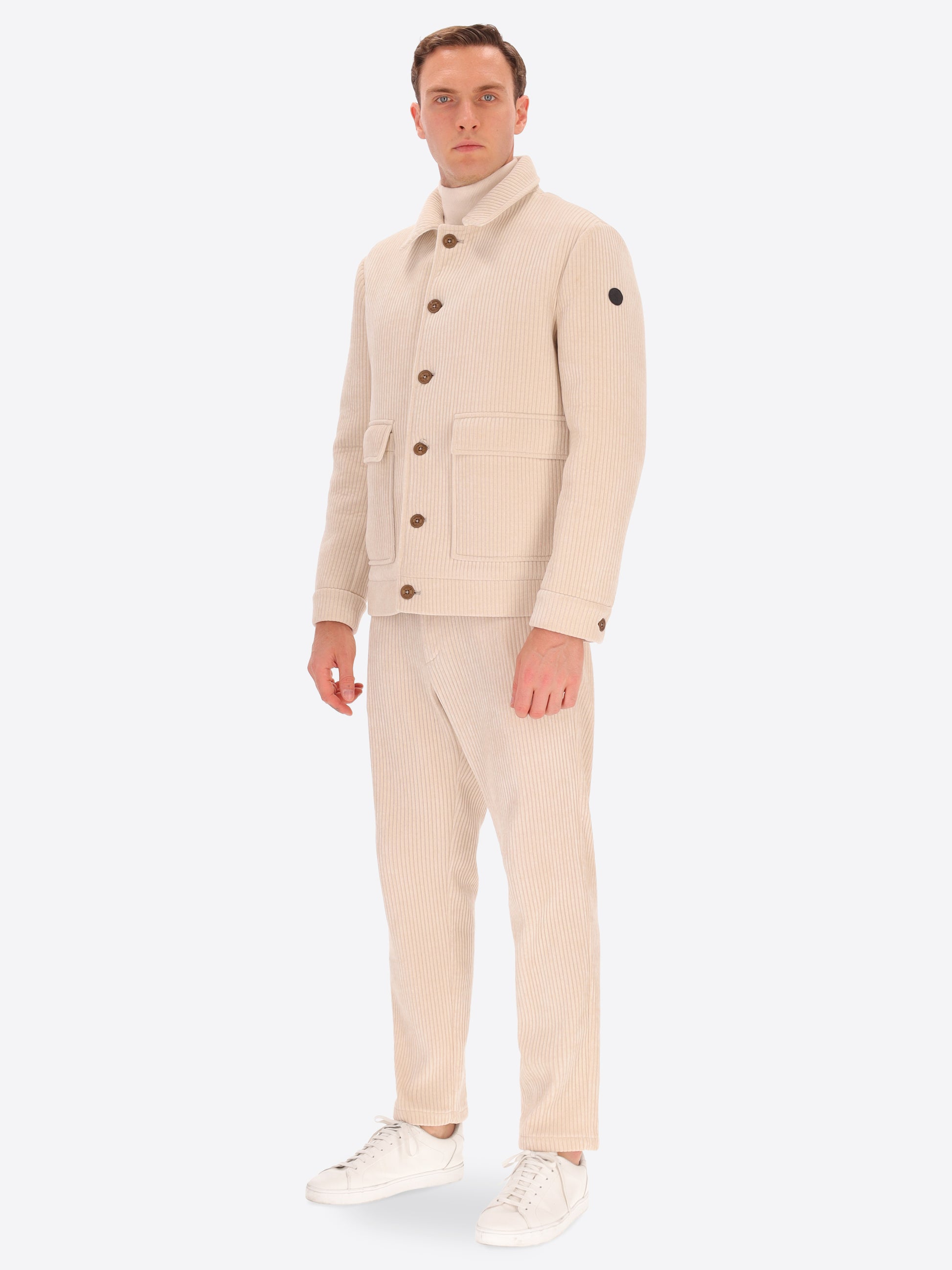 French Rib Corduroy Aviator Jacket Alba