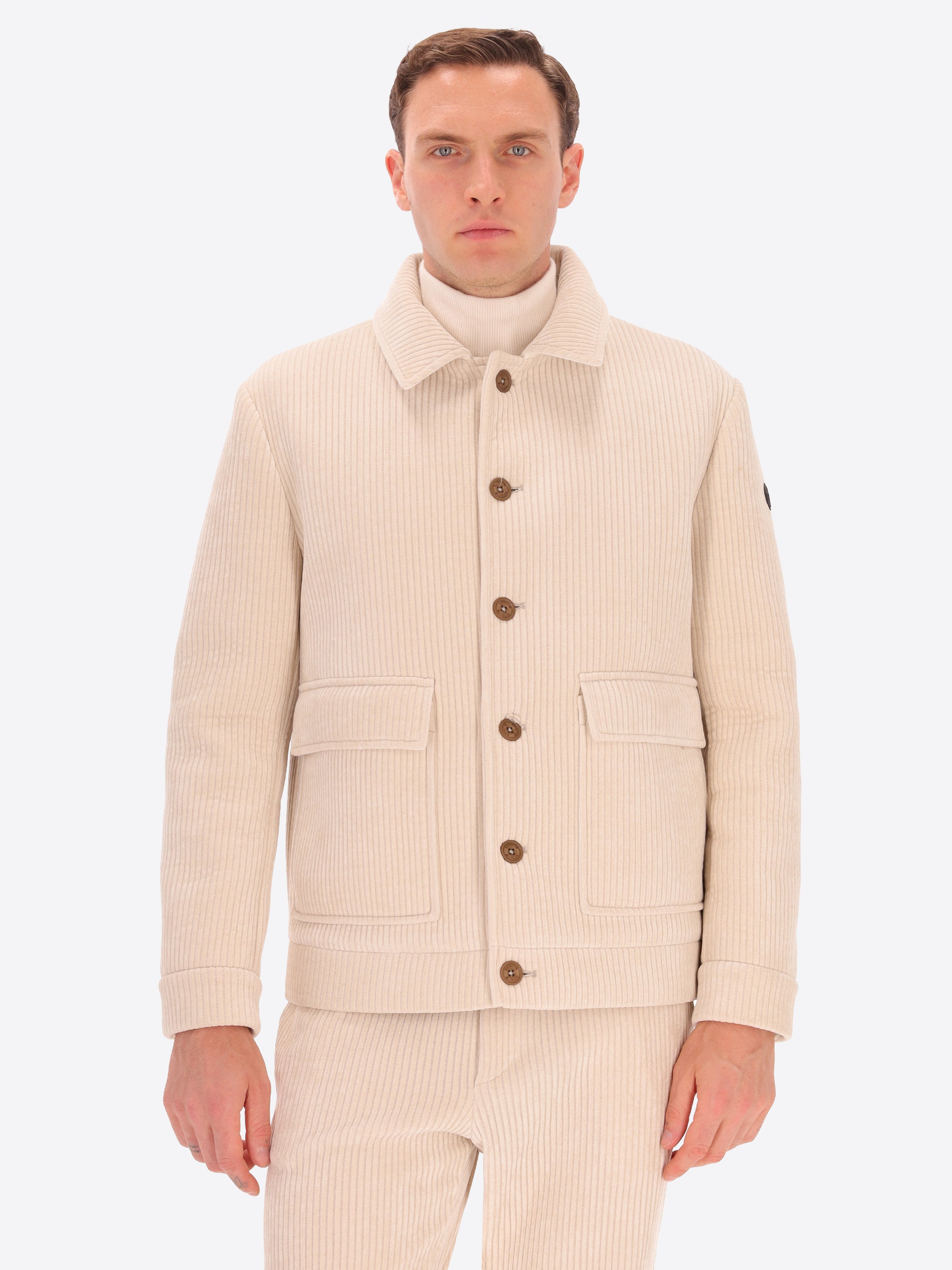 French Rib Corduroy Aviator Jacket Alba
