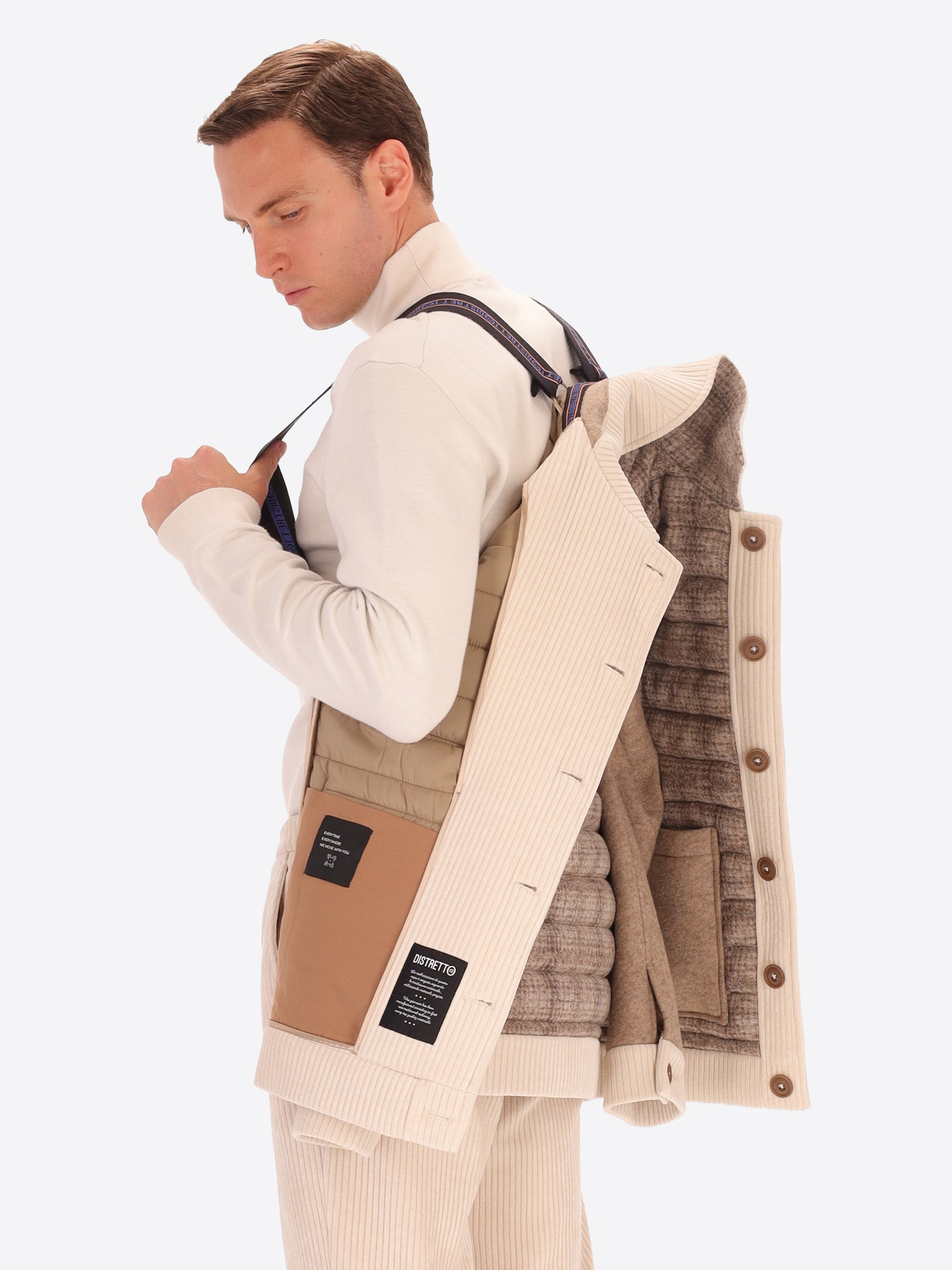 Urban Gent Fliegerjacke Aus Mischgewebe