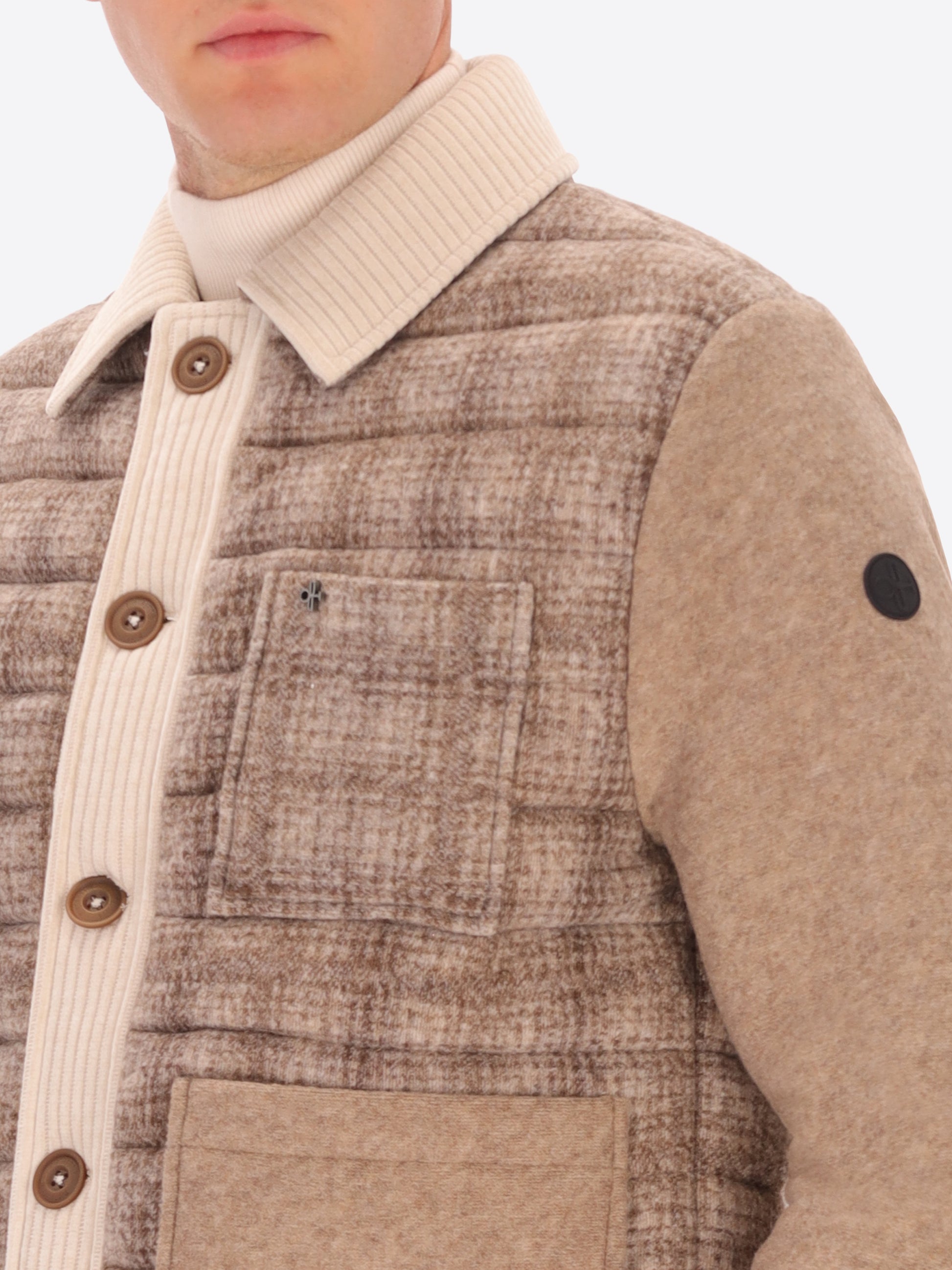 Urban Gent Fliegerjacke Aus Mischgewebe