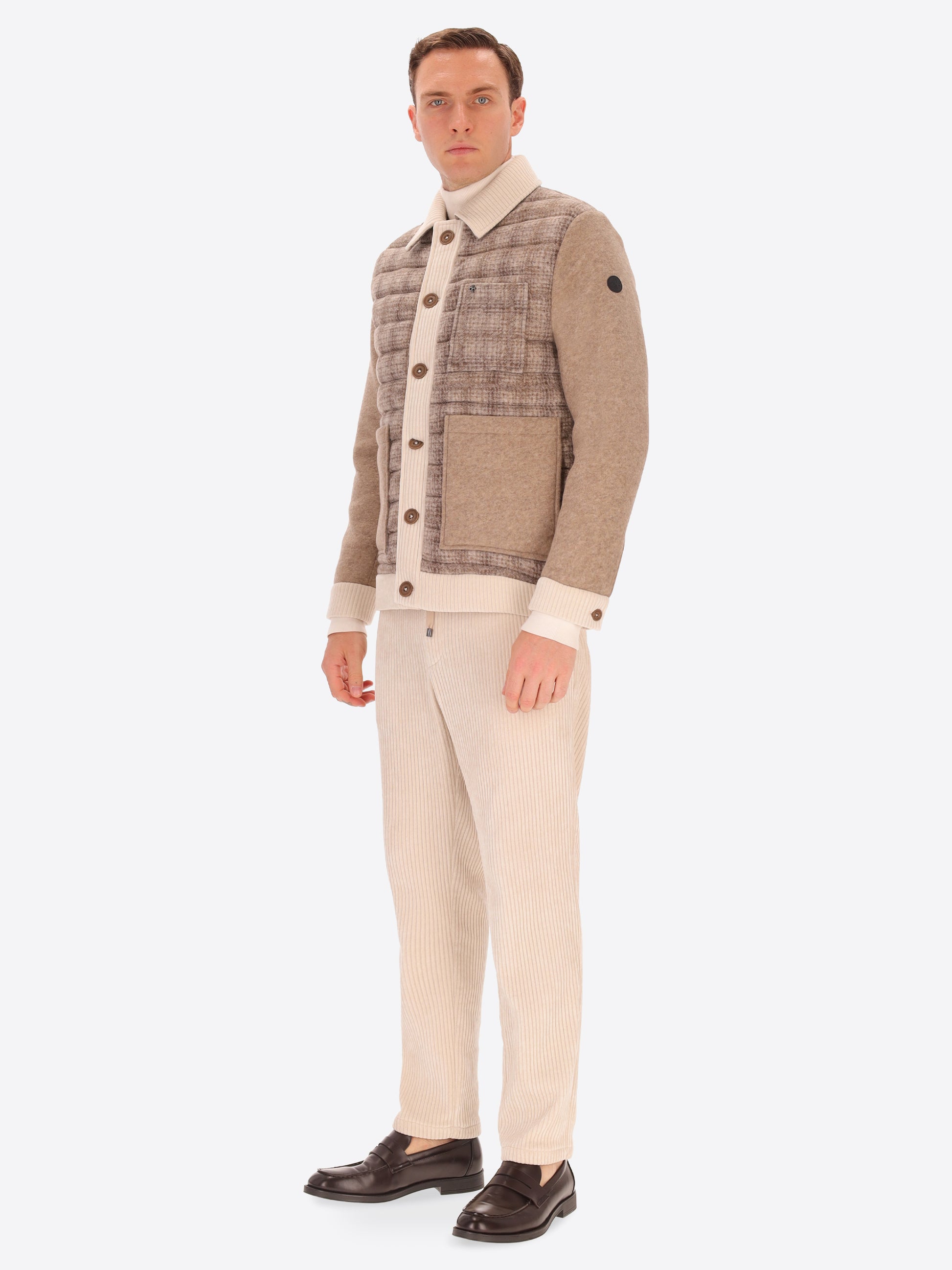 Urban Gent Fliegerjacke Aus Mischgewebe