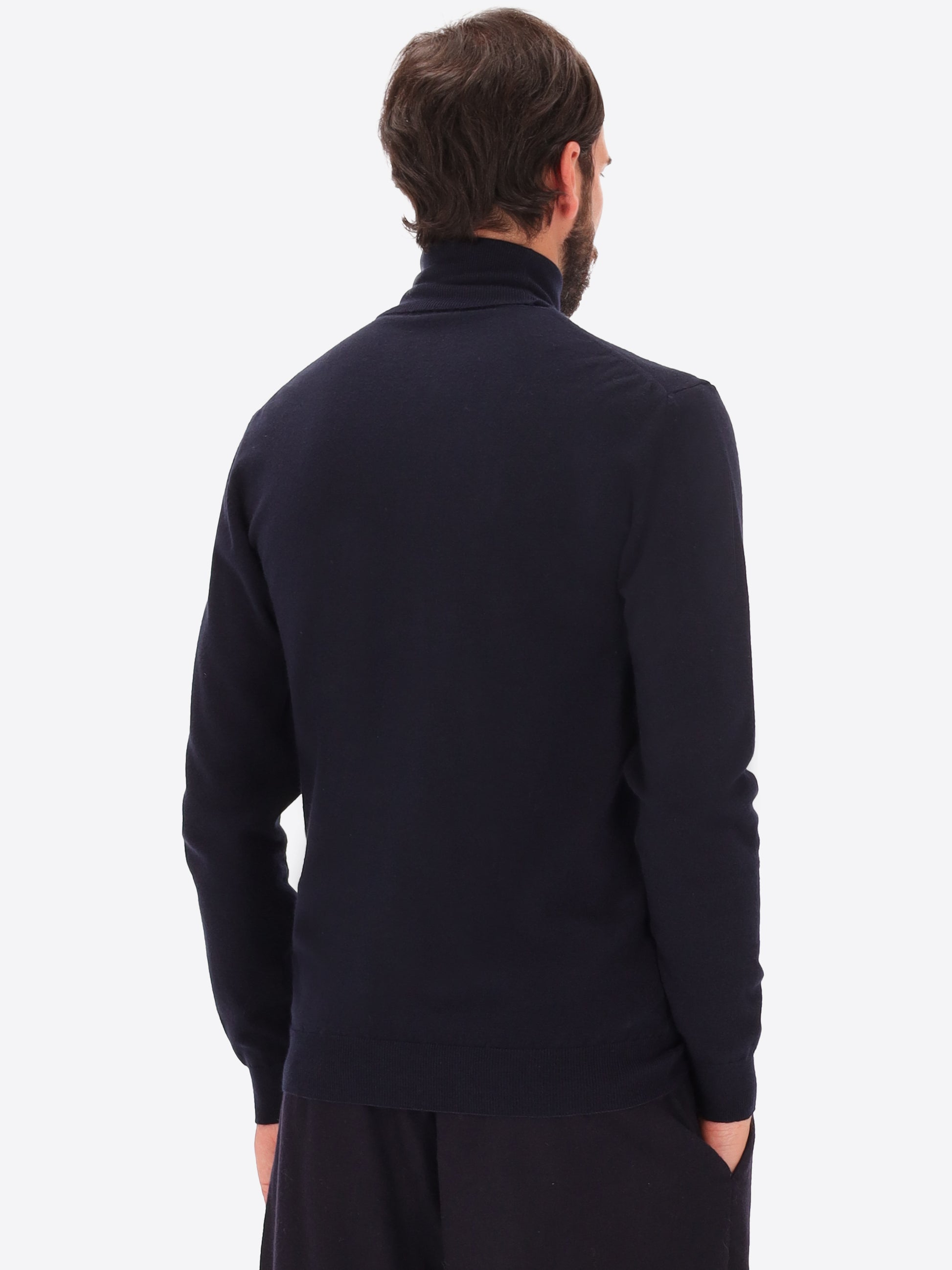 High Neck Knitwear In Viscose Blend London