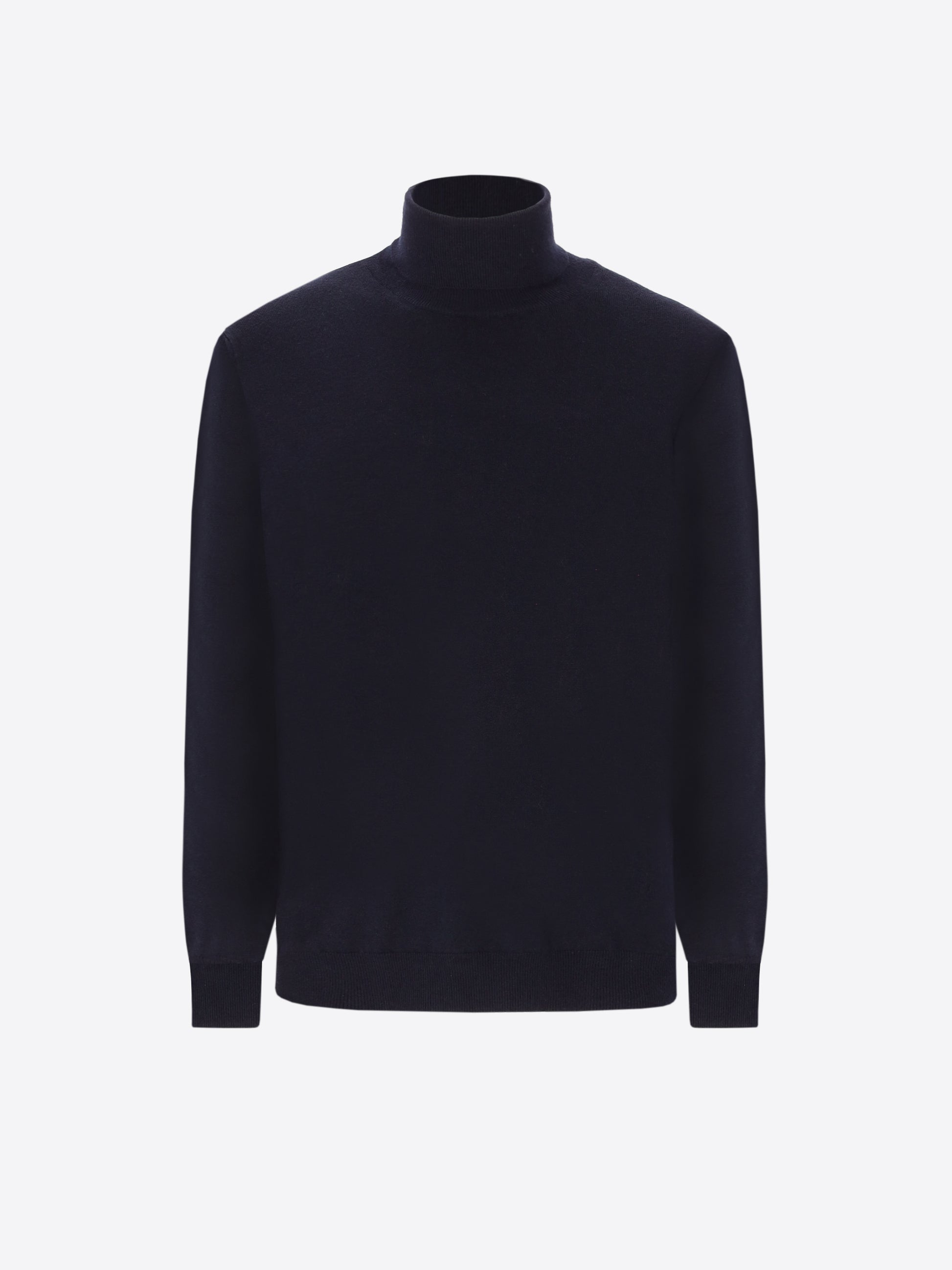High Neck Knitwear In Viscose Blend London