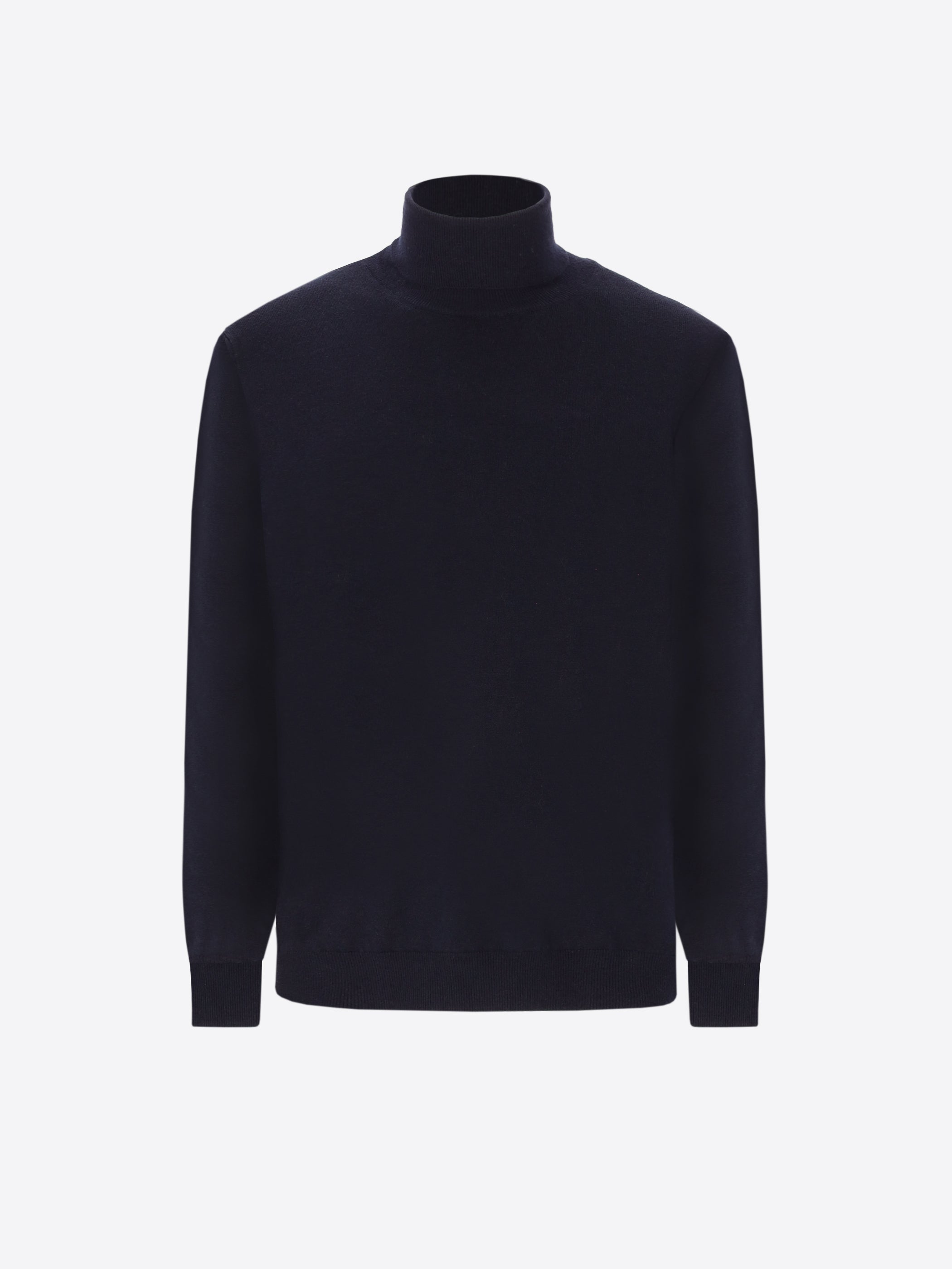 High Neck Knitwear In Viscose Blend London