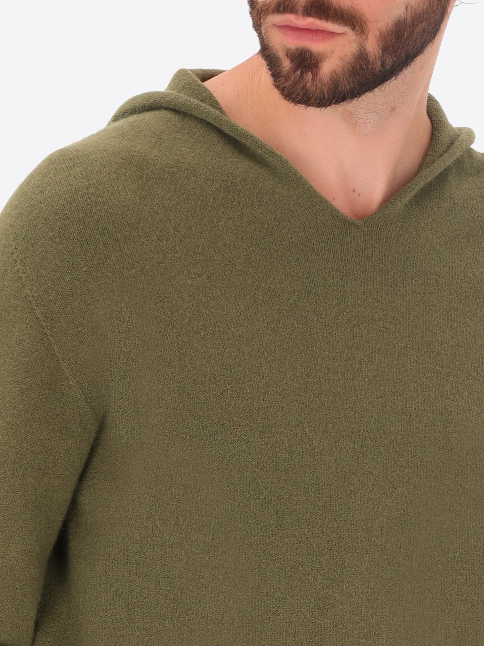 Hooded Knitwear In Viscose Blend London
