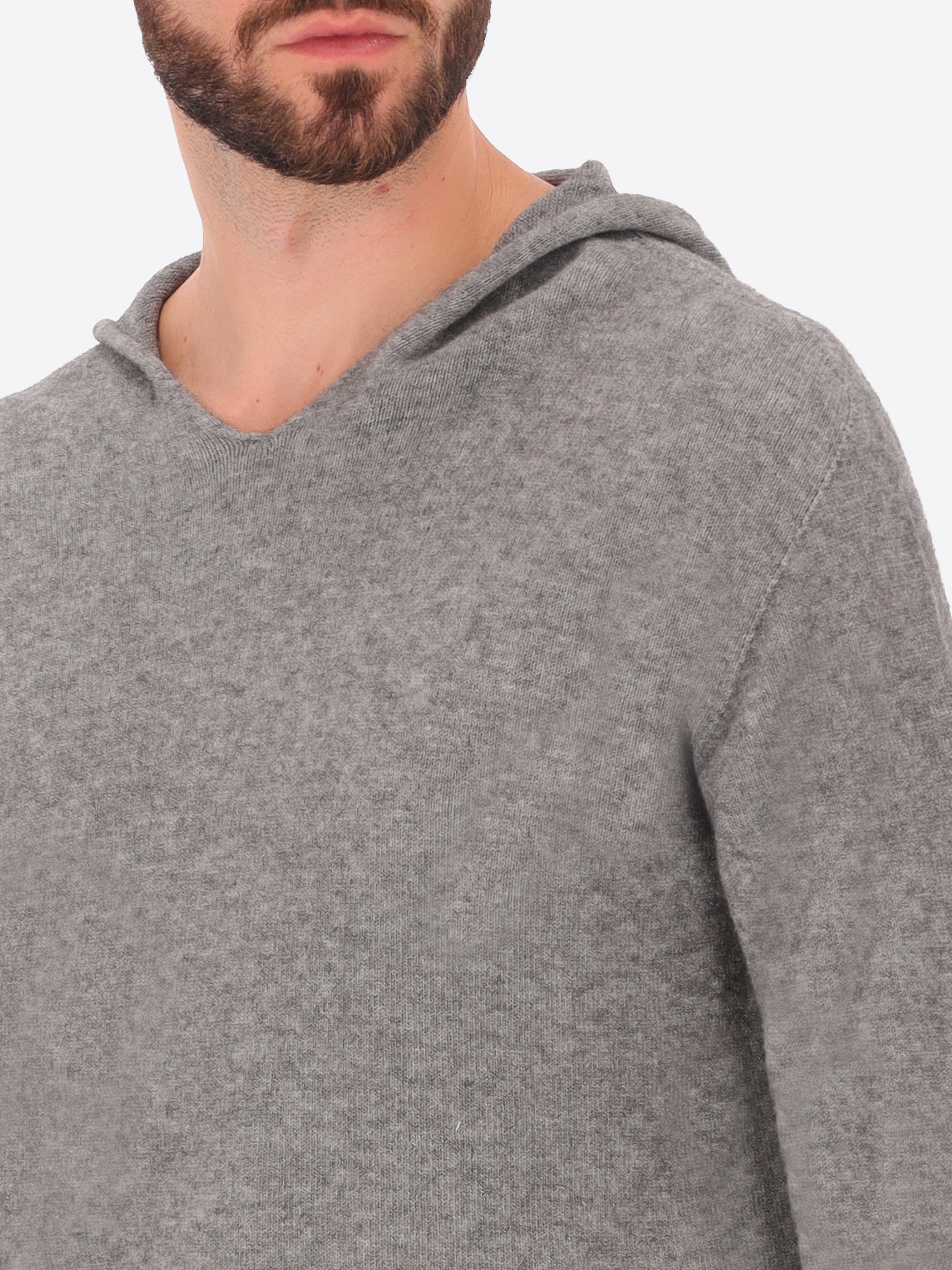 Hooded Knitwear In Viscose Blend London