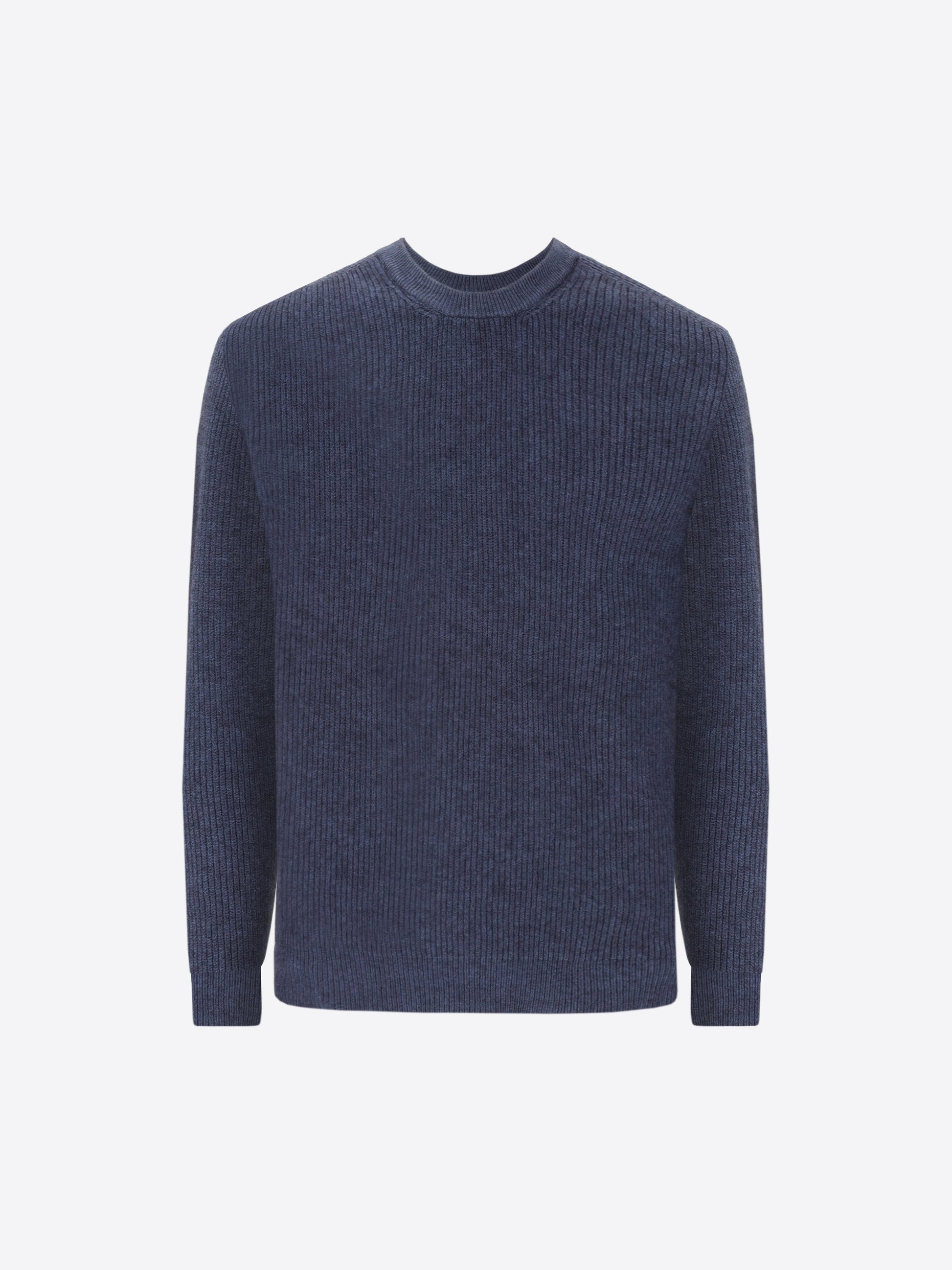 Maglia London Girocollo A Coste In Misto Viscosa