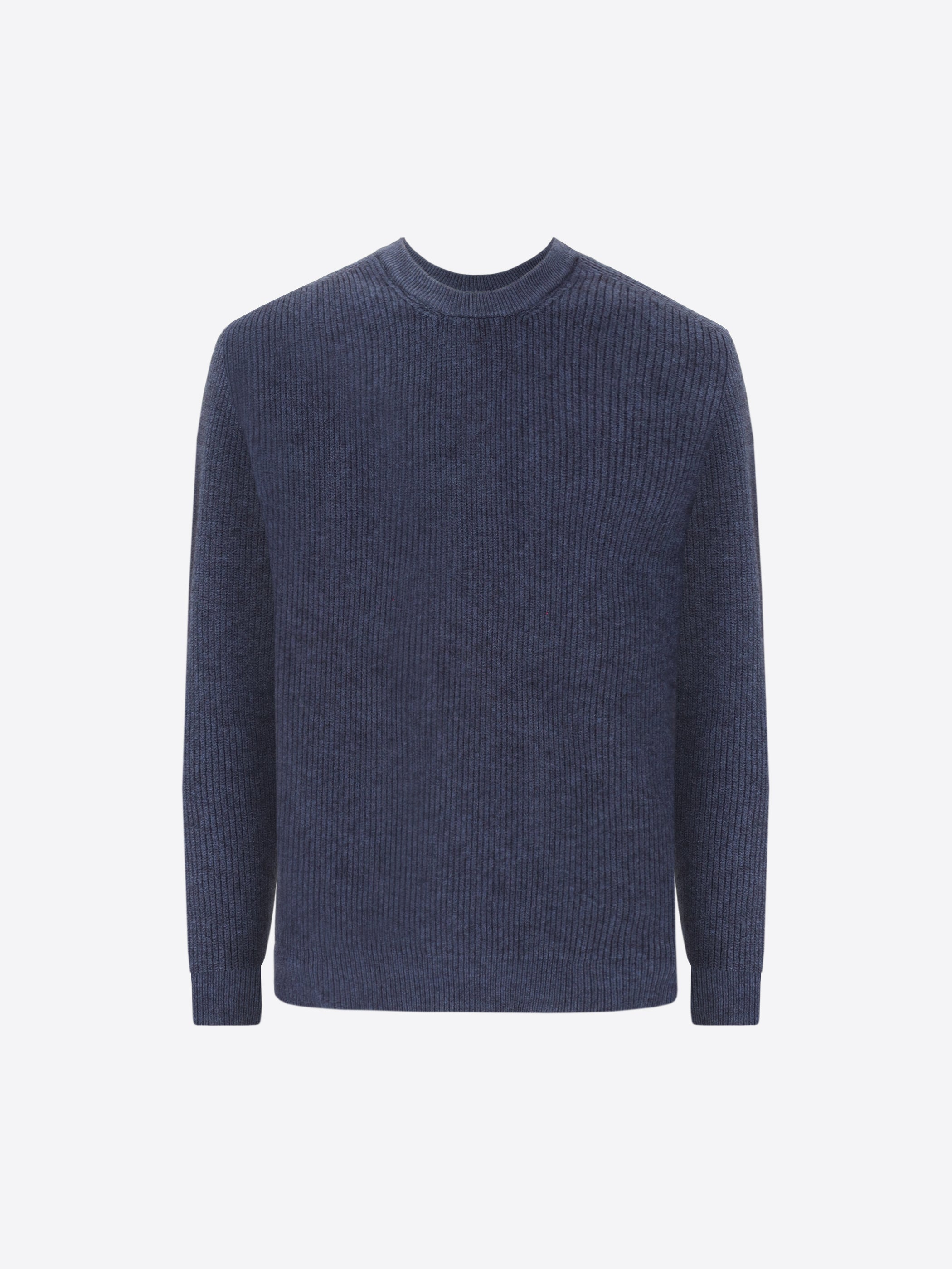 Maglia London Girocollo A Coste In Misto Viscosa