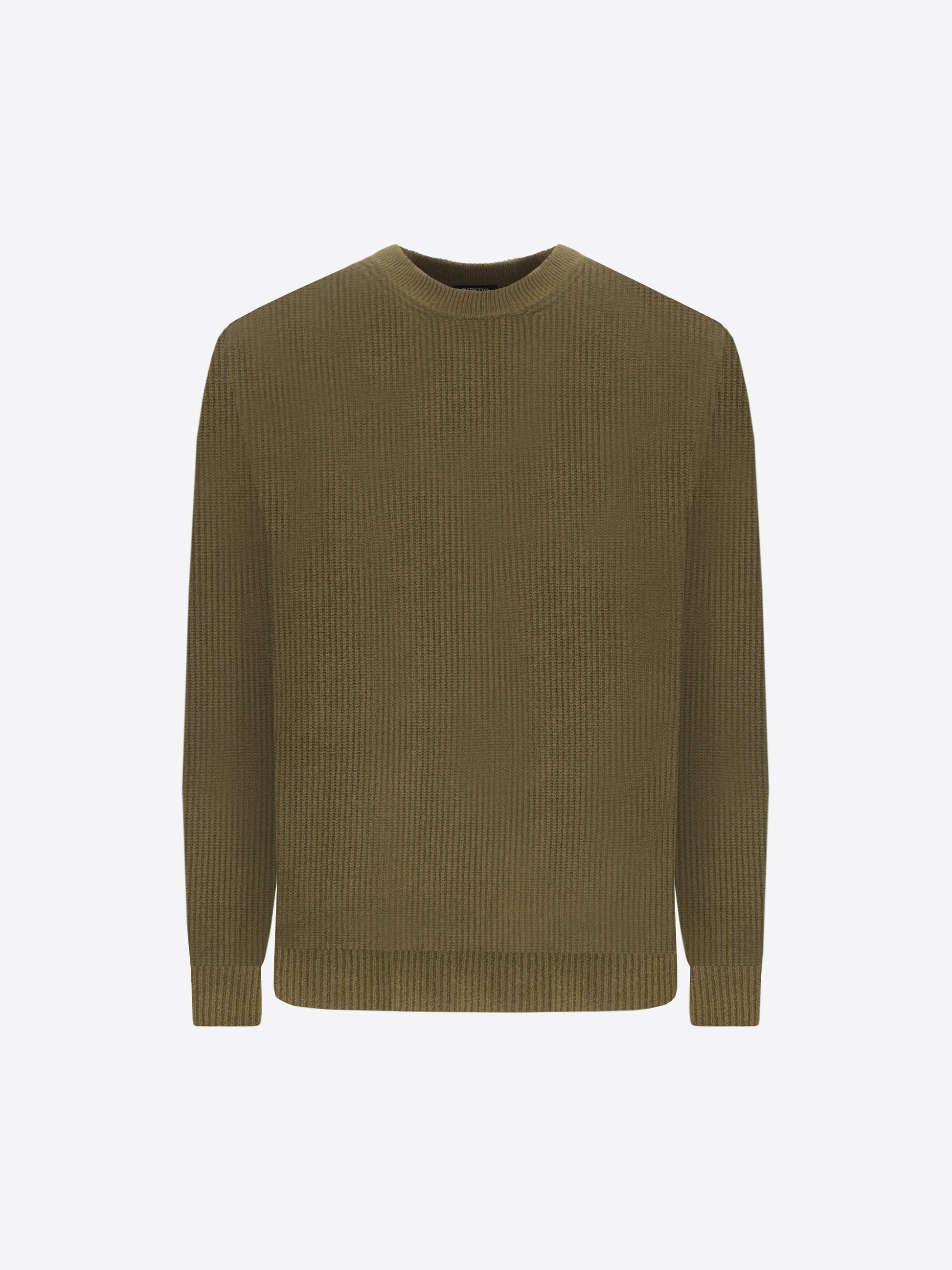Viscose Blend Ribbed Knitwear Crewneck London