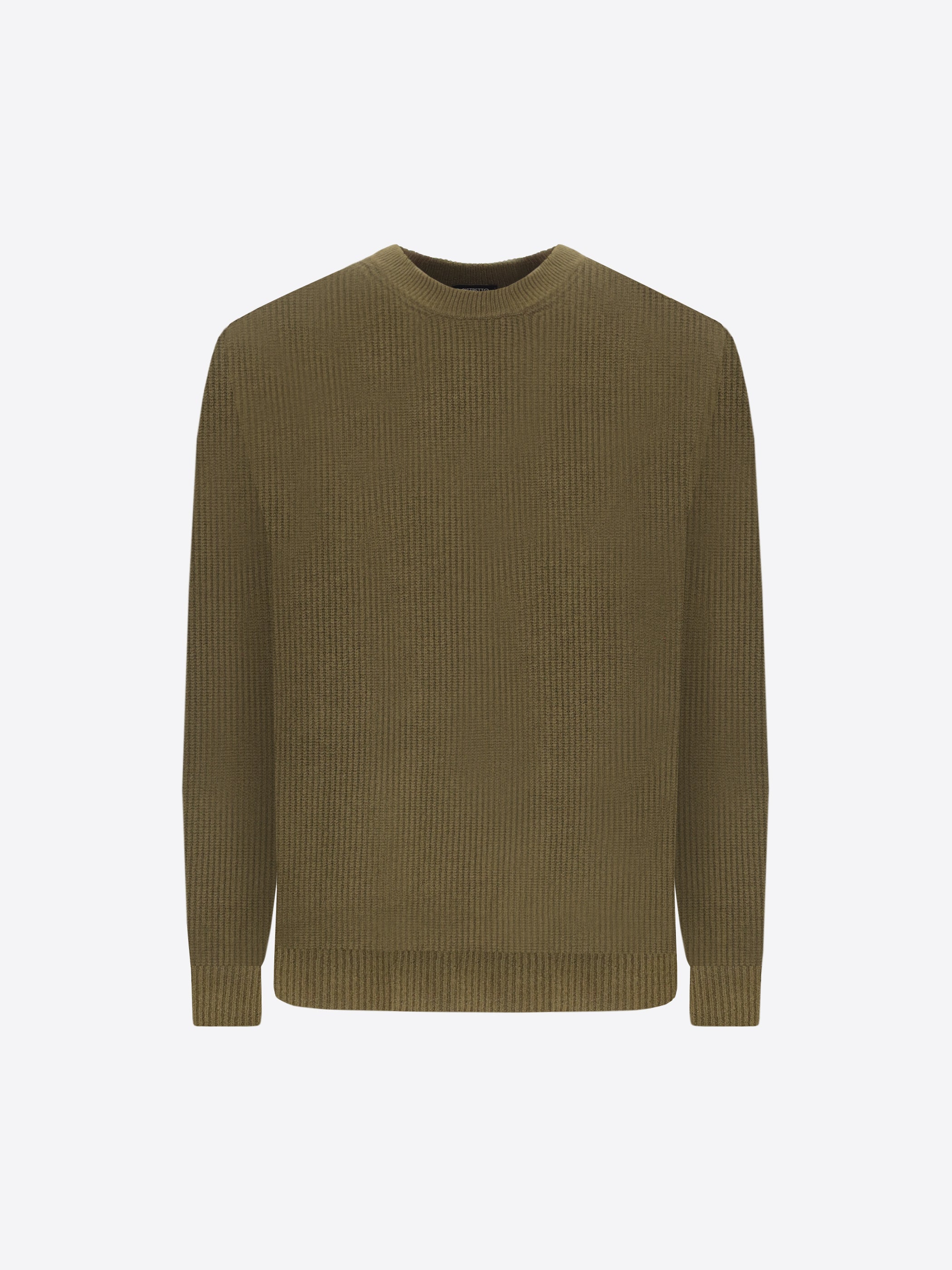 Maglia London Girocollo A Coste In Misto Viscosa