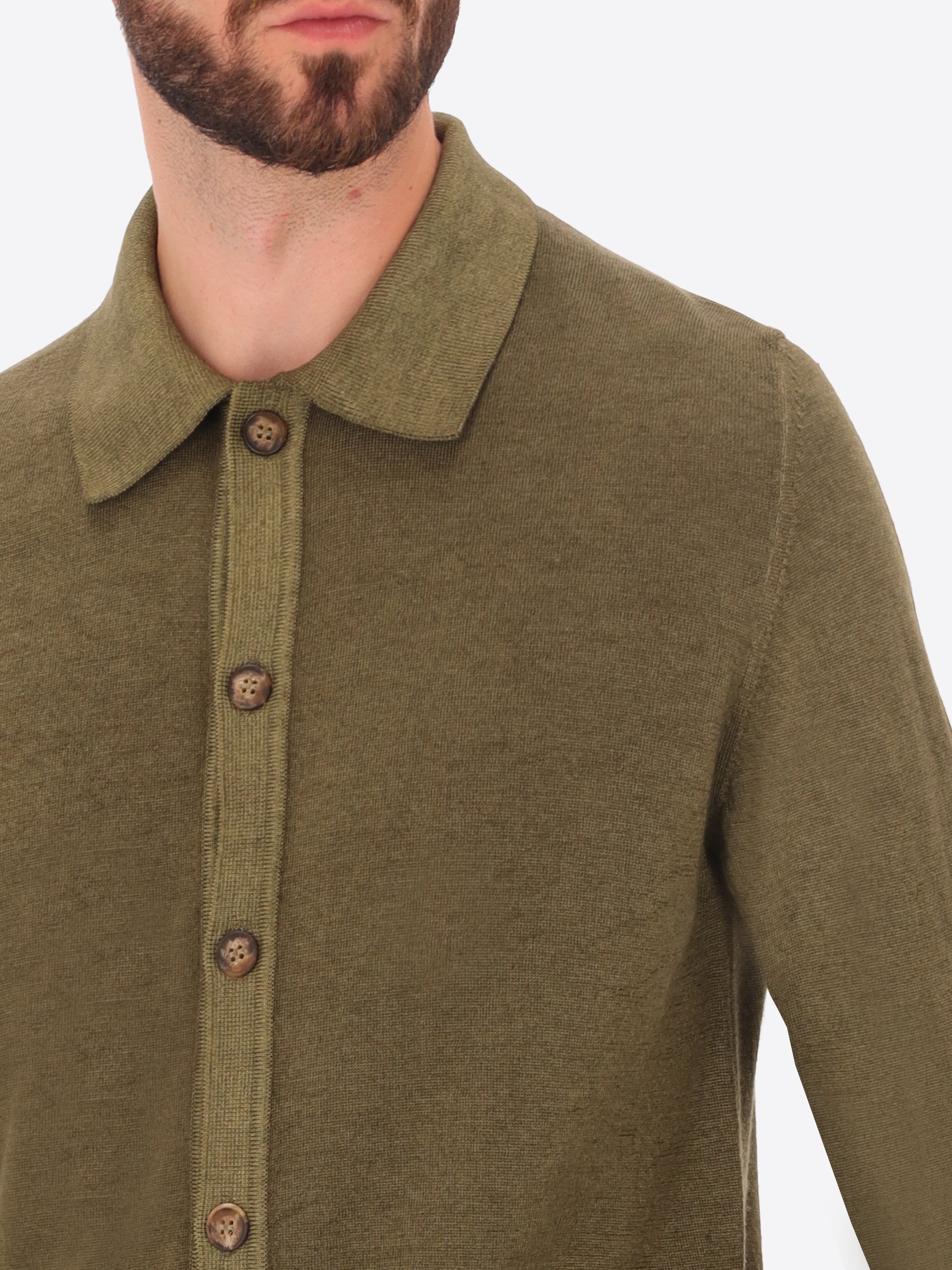 Camicia Oxton In Lana Merinos