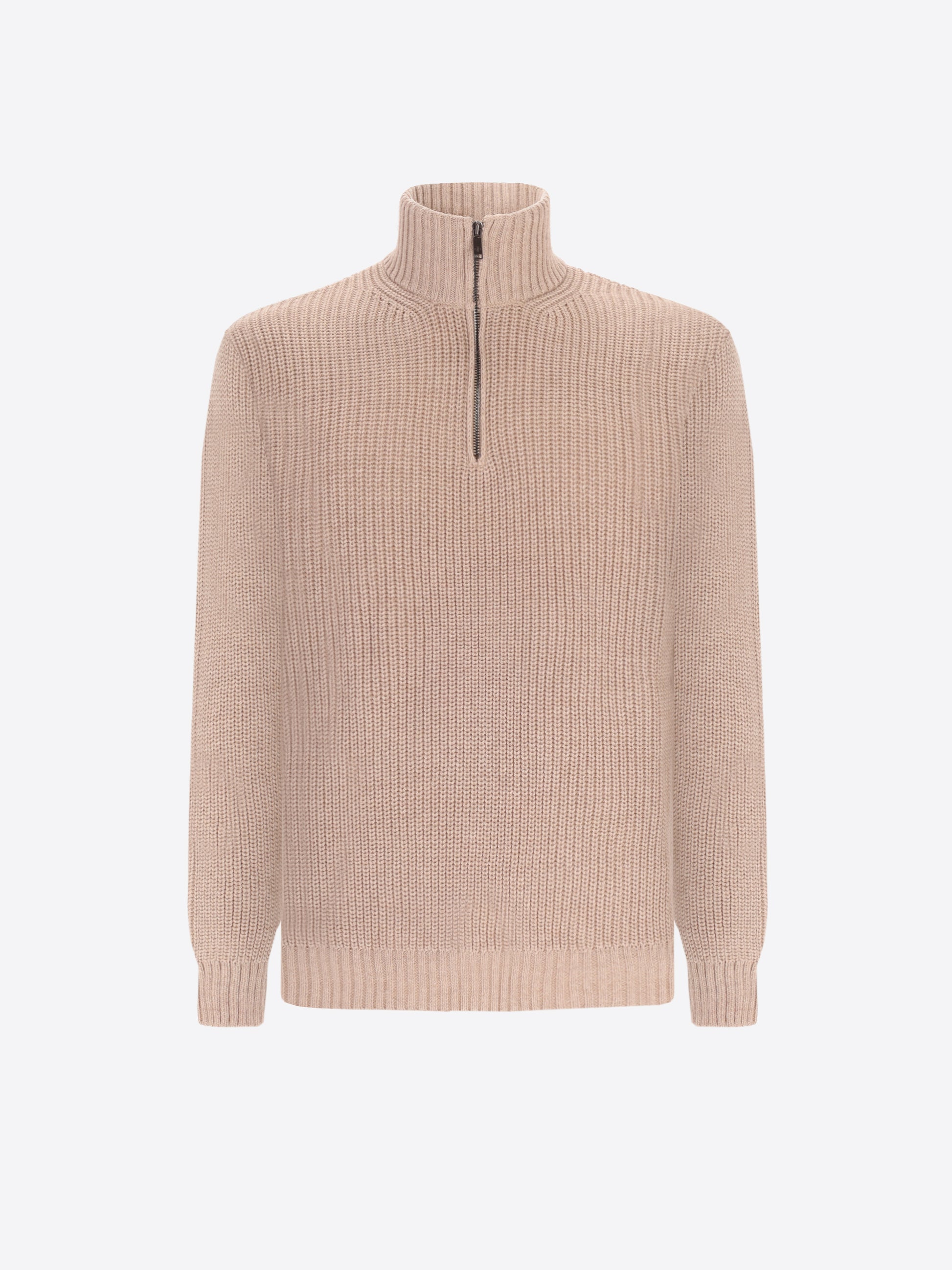 Rand Hochkragen Strickpullover Mit Englischer