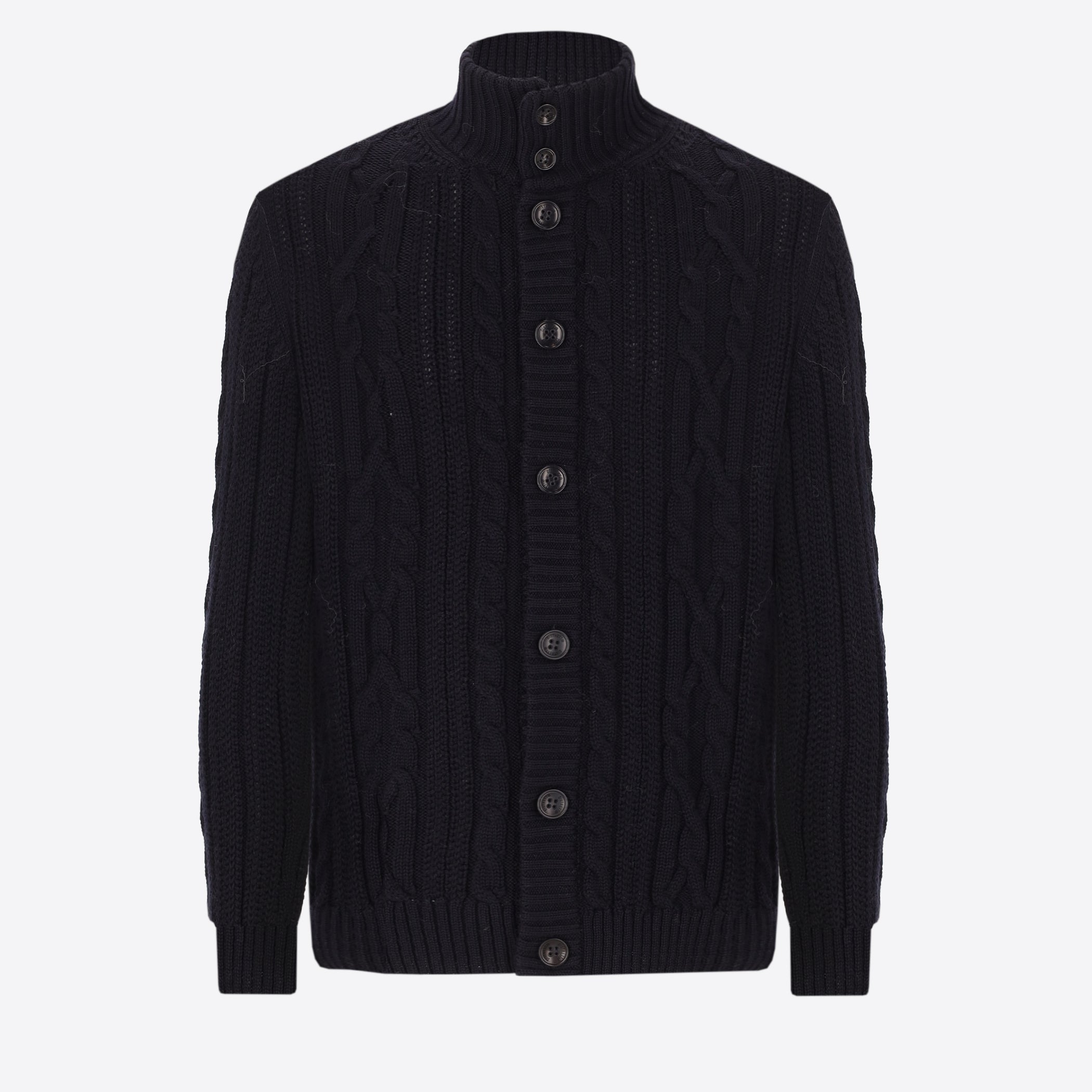 English Ribbed Knit Cardigan Rand