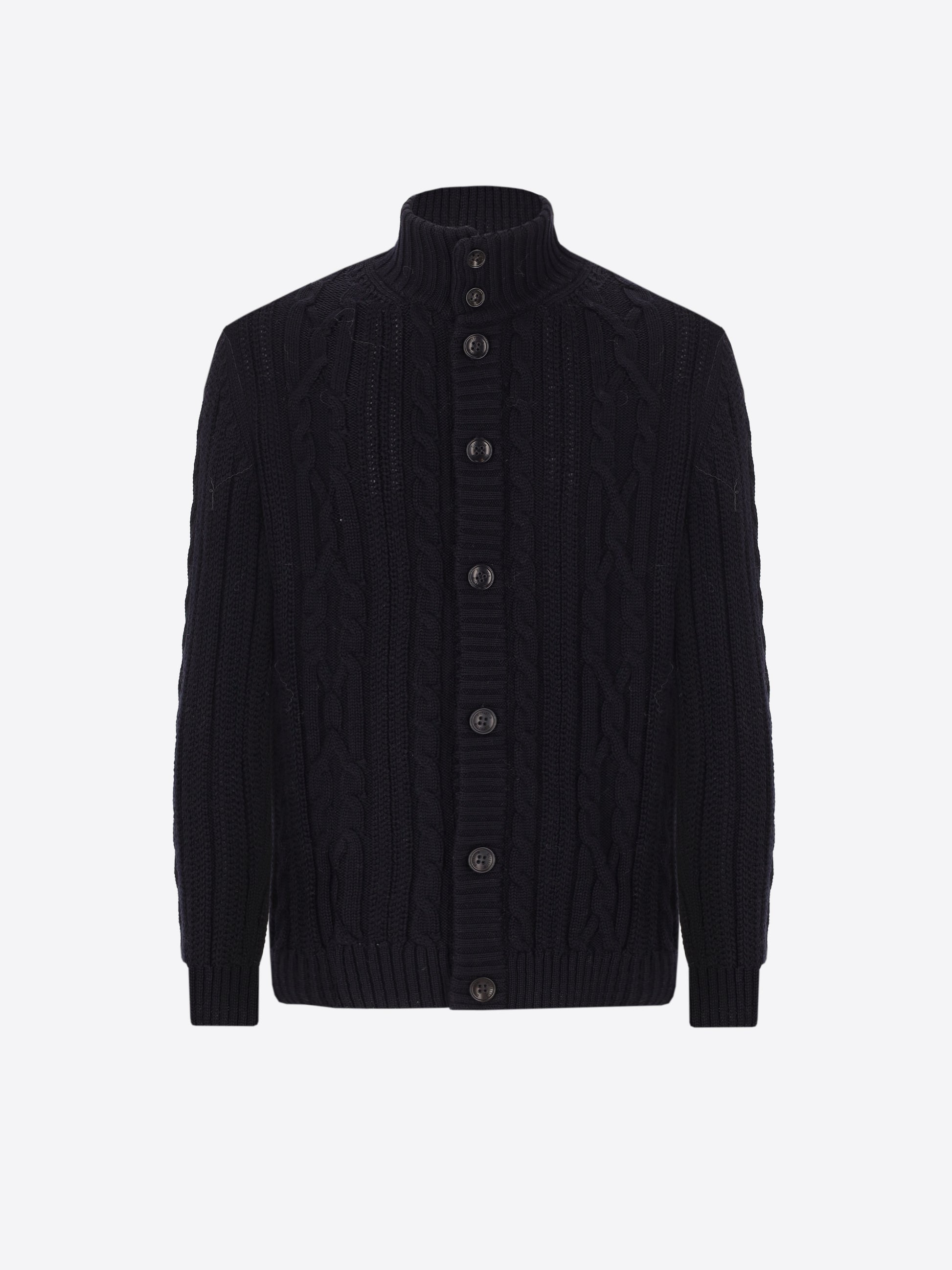 English Ribbed Knit Cardigan Rand