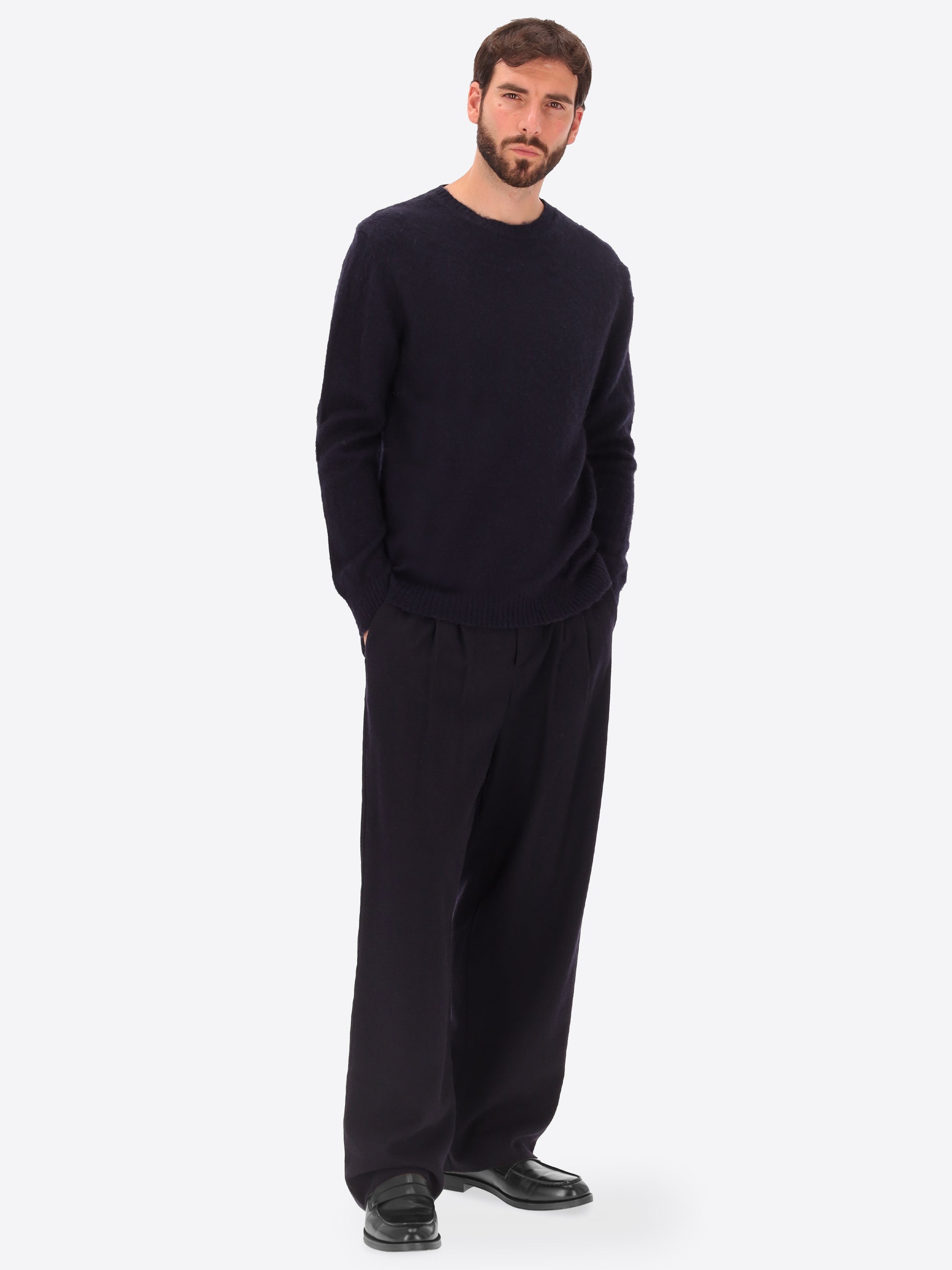 Maglia Girocollo Stow In Misto Lana E Alpaca