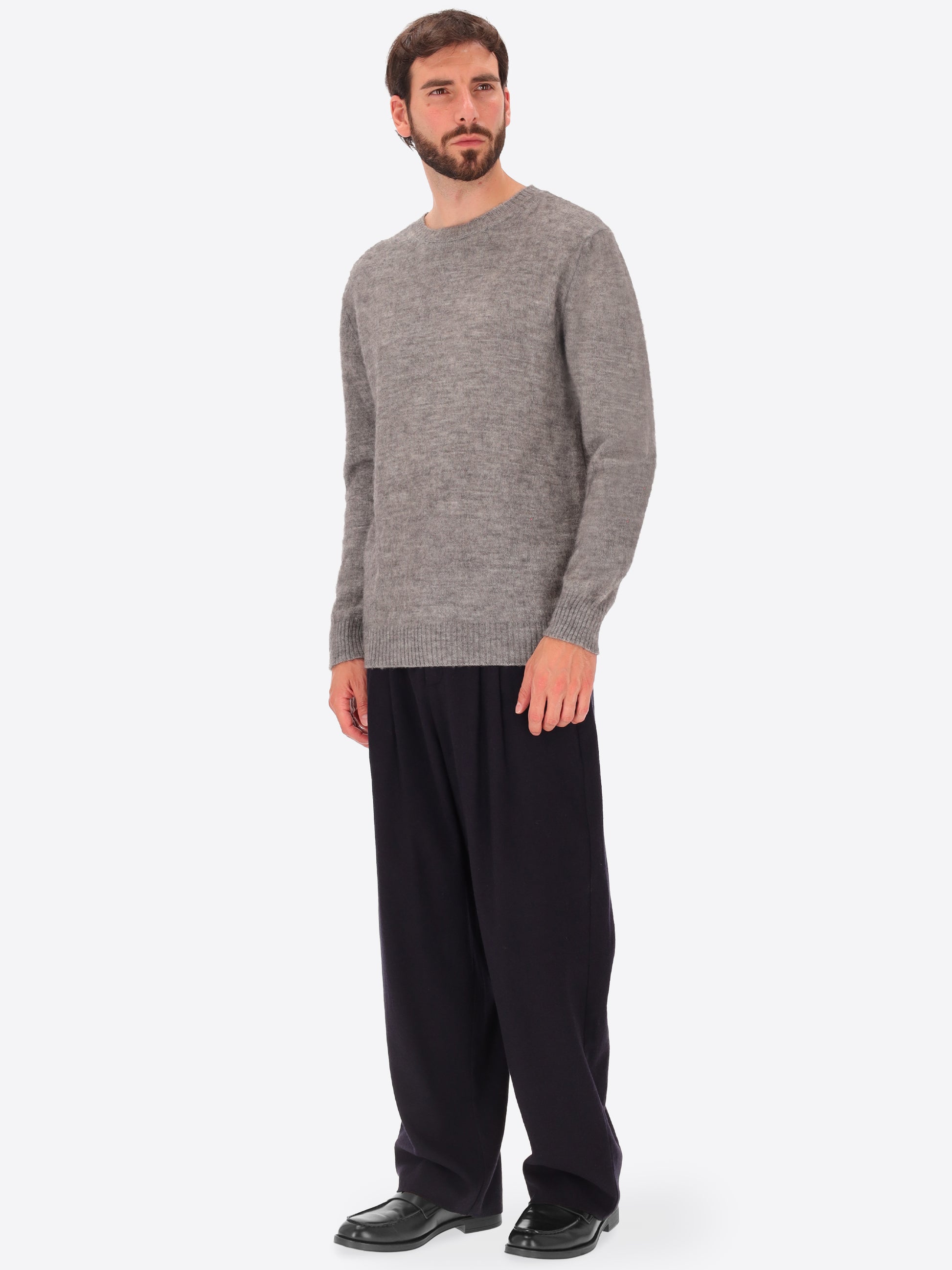 Maglia Girocollo Stow In Misto Lana E Alpaca