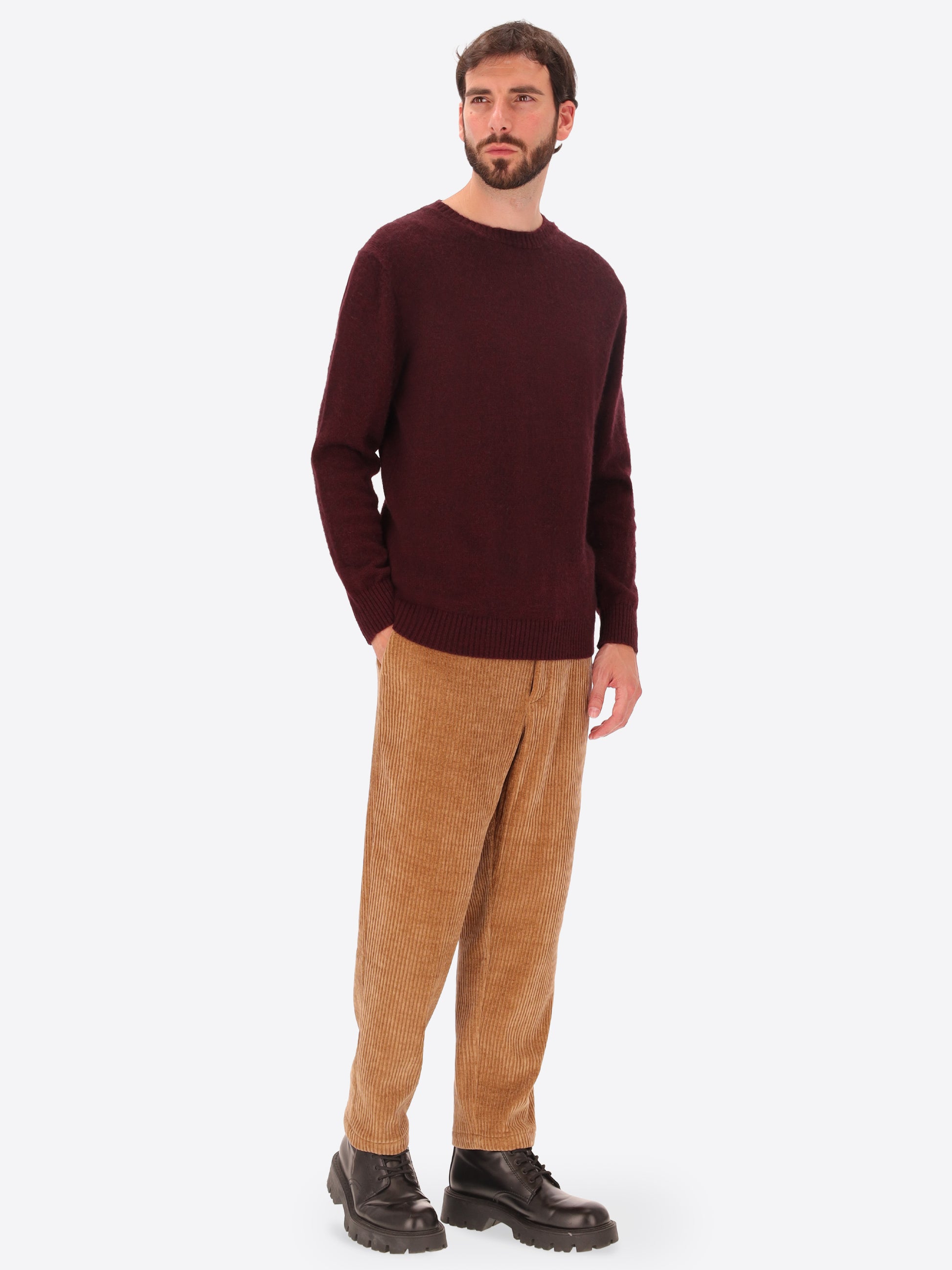 Maglia Girocollo Stow In Misto Lana E Alpaca
