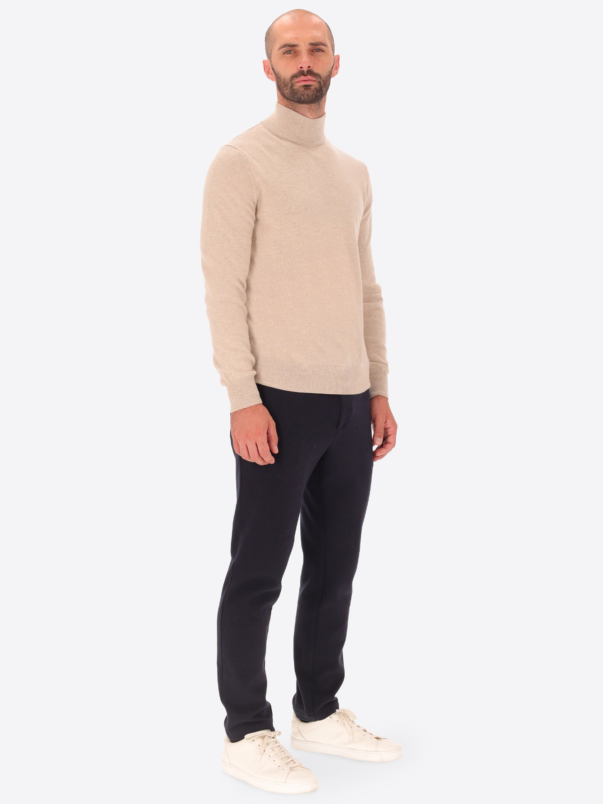 Maglia Pietro Girocollo in Misto Lana e Cashmere