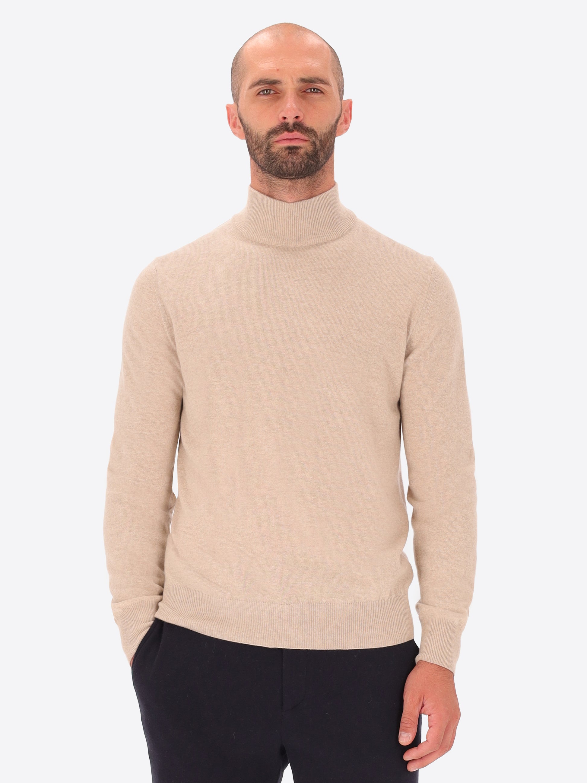Maglia Pietro Girocollo in Misto Lana e Cashmere