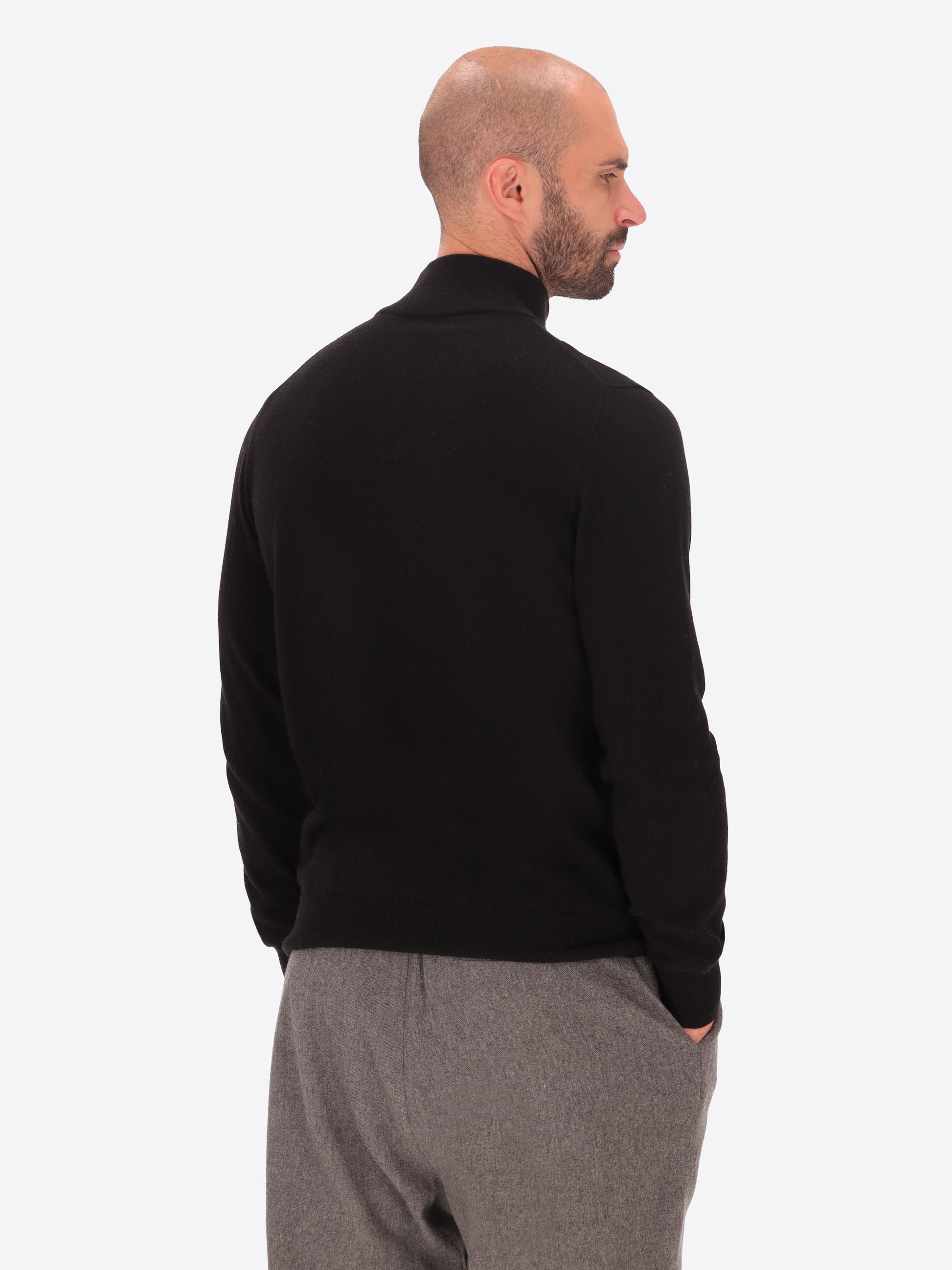 Maglia Pietro Girocollo in Misto Lana e Cashmere