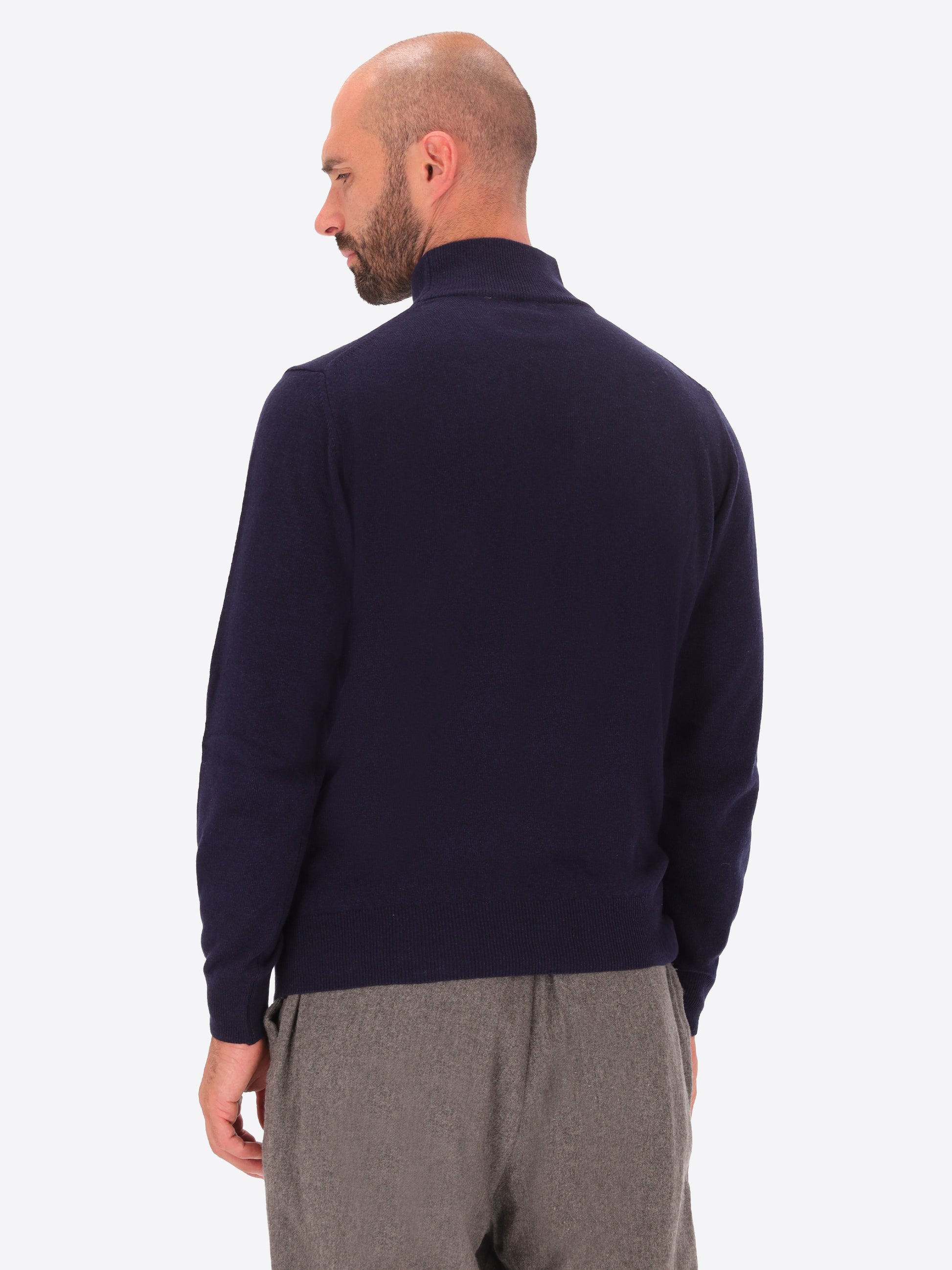 Maglia Pietro Girocollo in Misto Lana e Cashmere