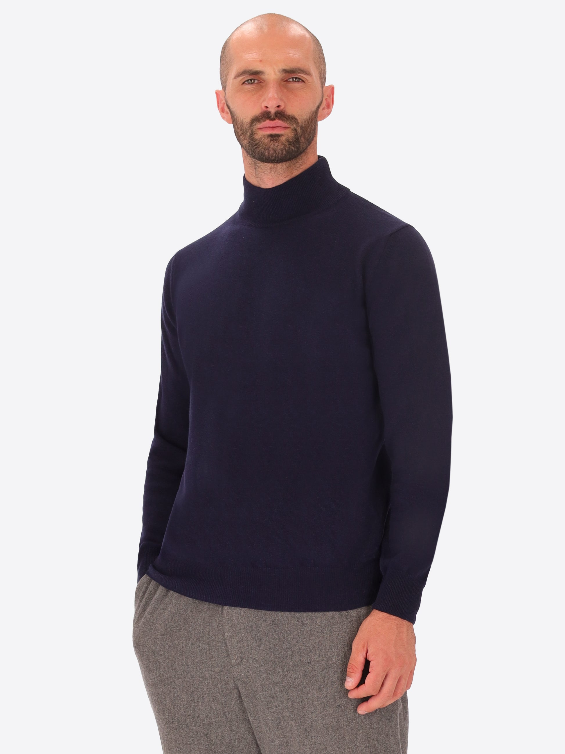 Maglia Pietro Girocollo in Misto Lana e Cashmere
