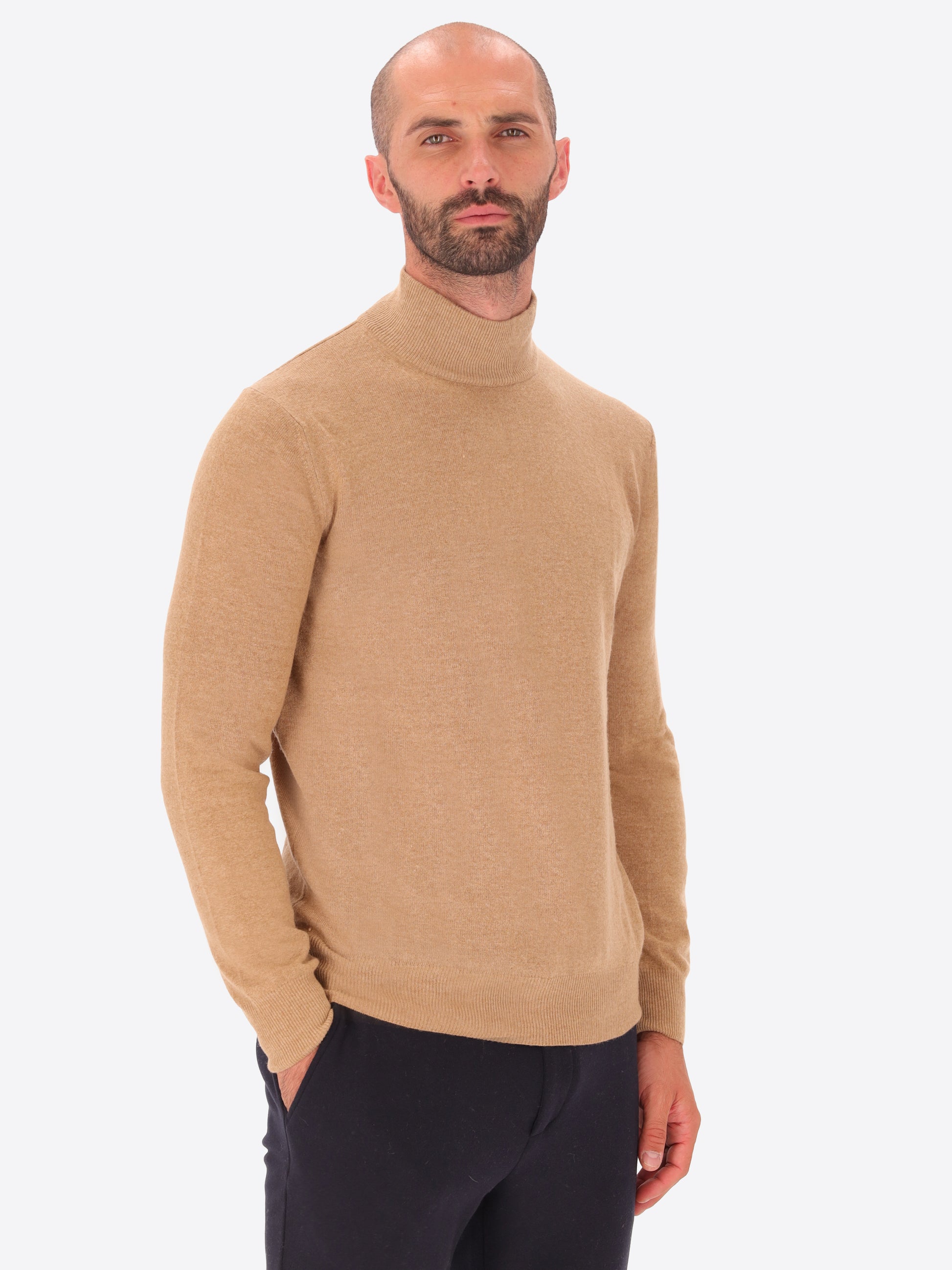 Maglia Pietro Girocollo in Misto Lana e Cashmere