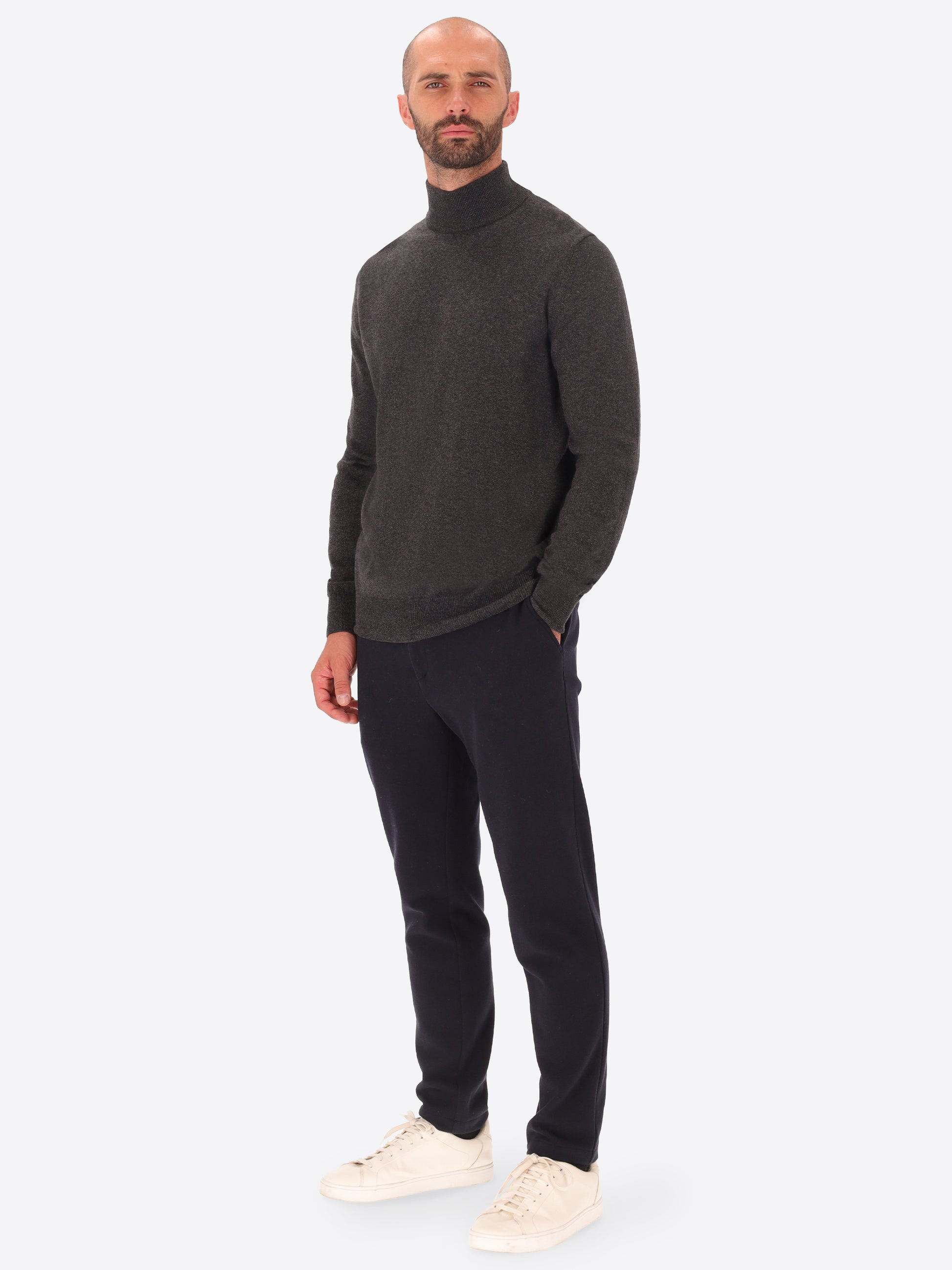 Maglia Pietro Girocollo in Misto Lana e Cashmere