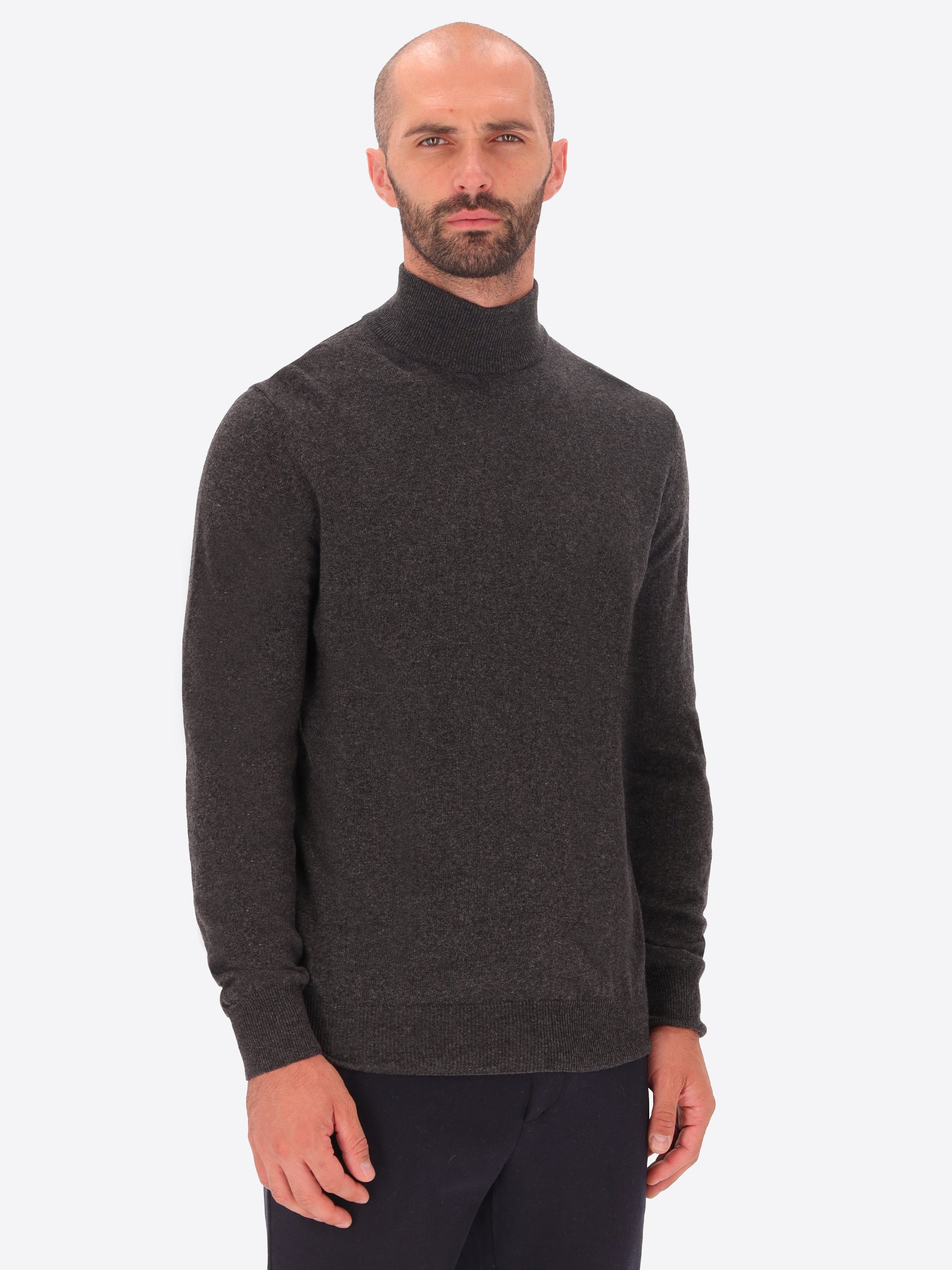 Maglia Pietro Girocollo in Misto Lana e Cashmere