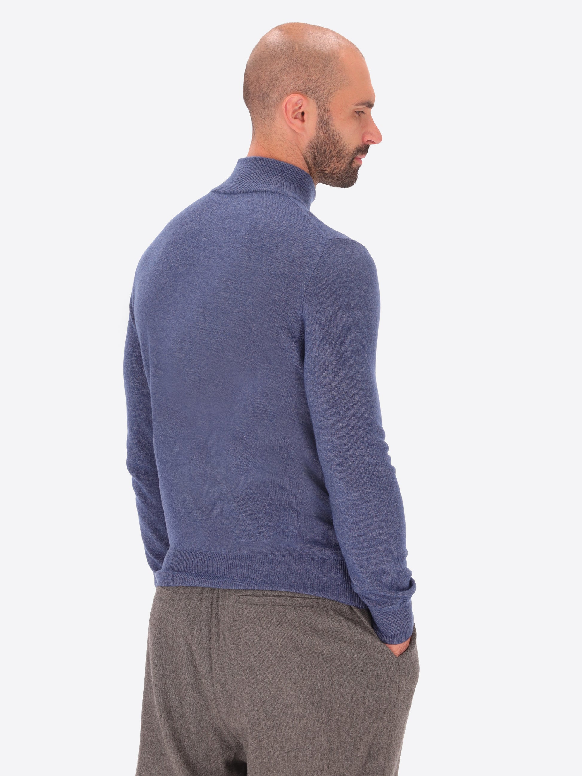 Maglia Pietro Girocollo in Misto Lana e Cashmere