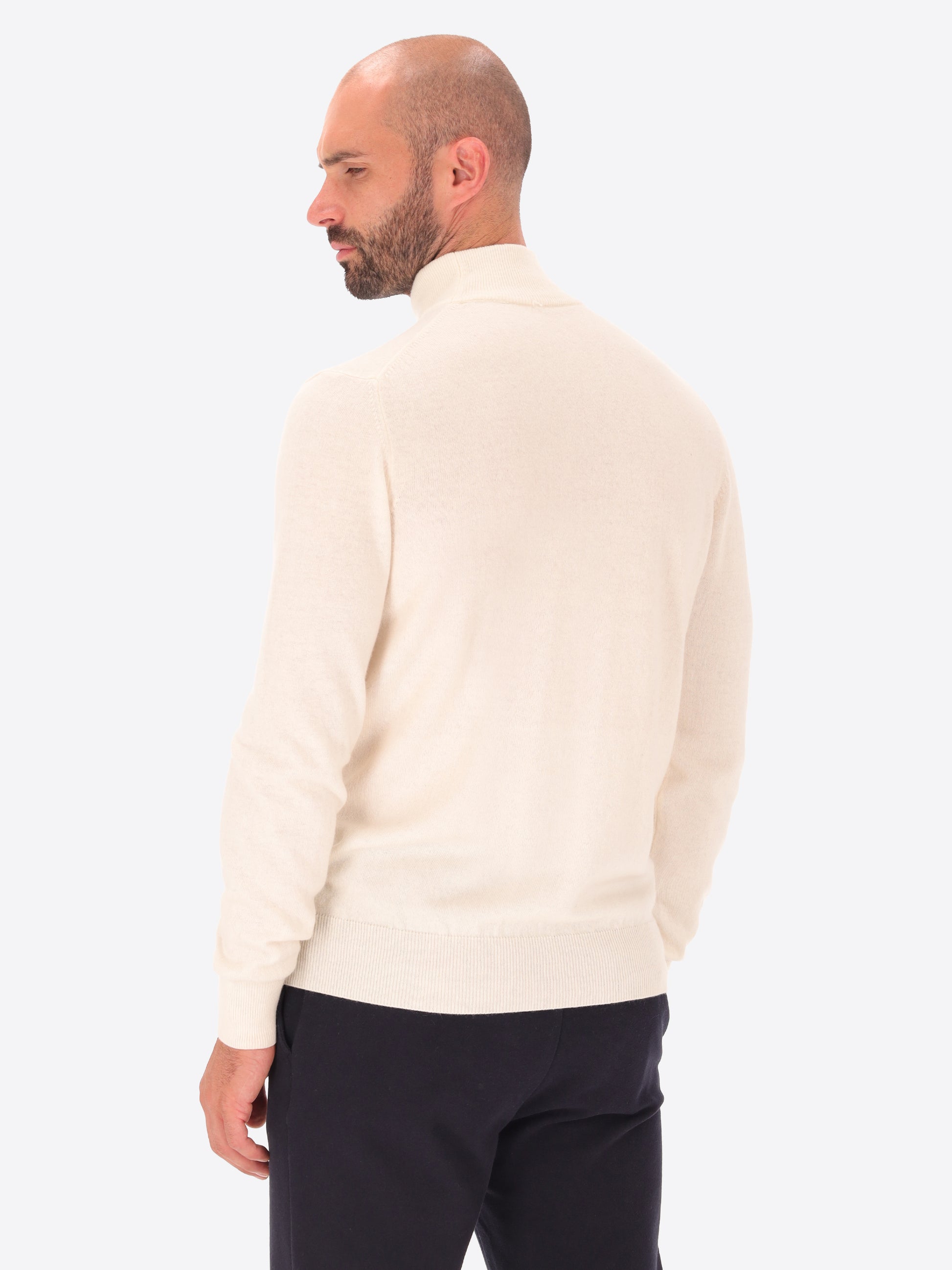 Maglia Pietro Girocollo in Misto Lana e Cashmere