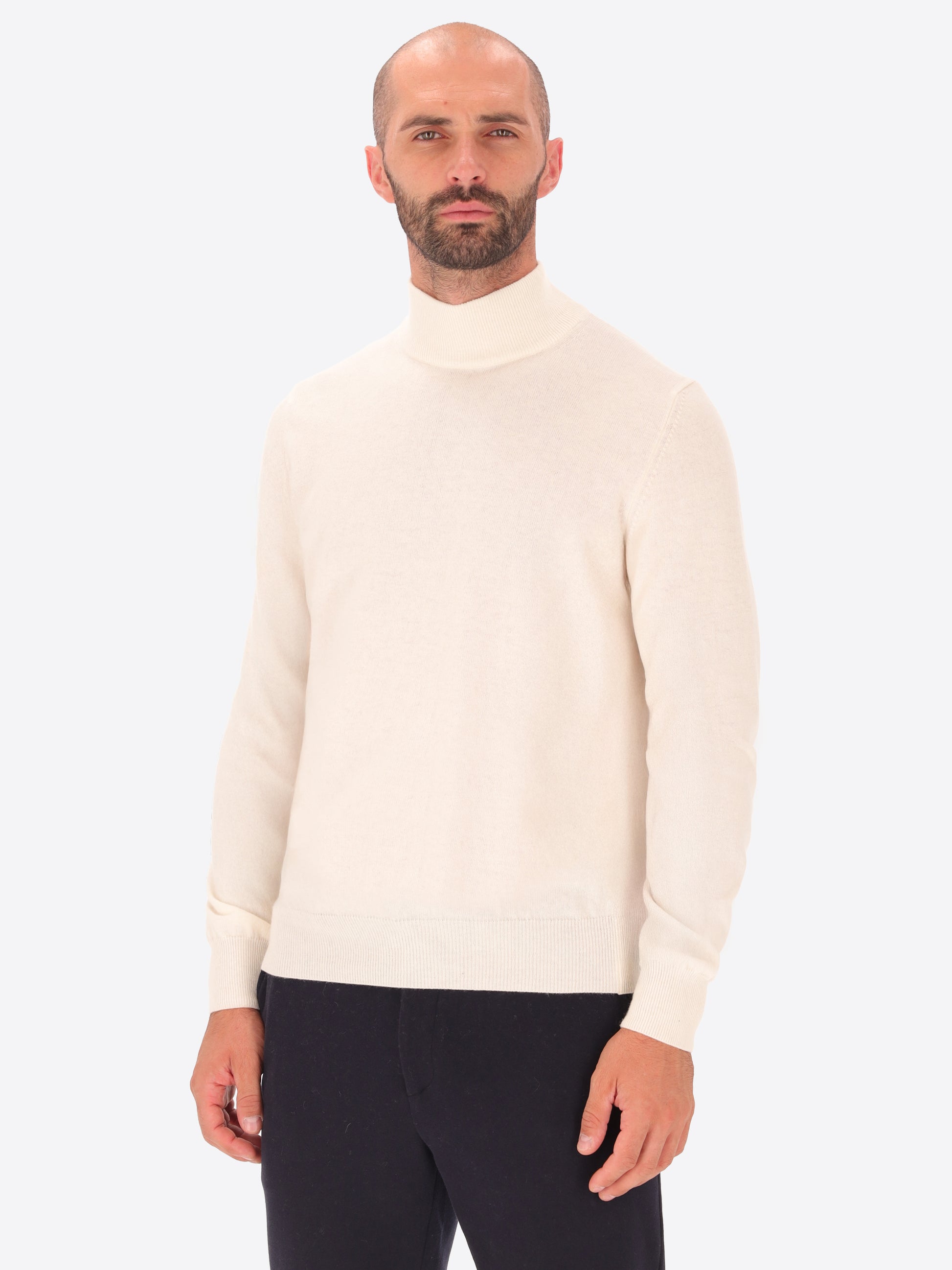 Maglia Pietro Girocollo in Misto Lana e Cashmere