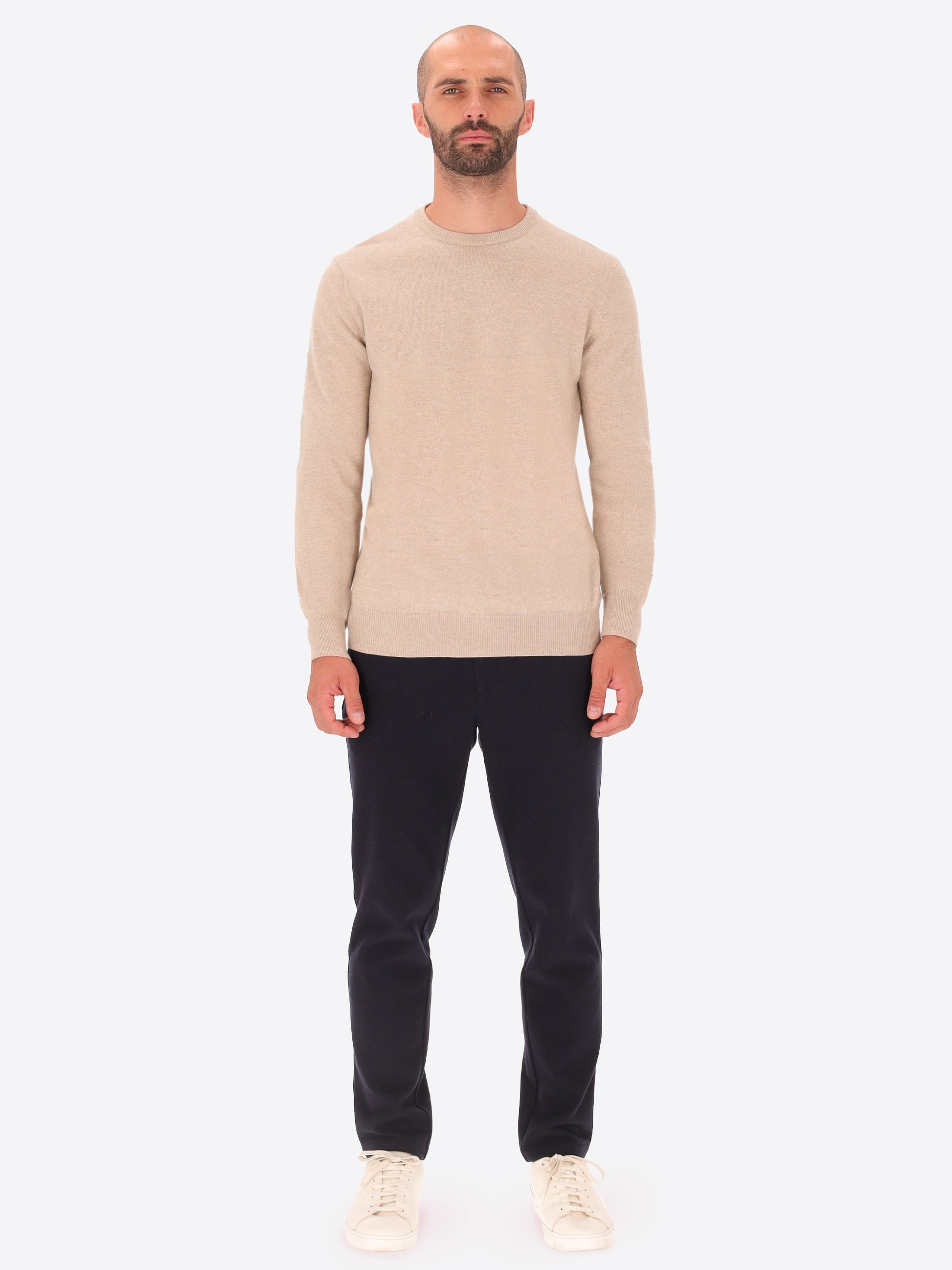 Maglia Girocollo Pino in Misto Lana e Cashmere