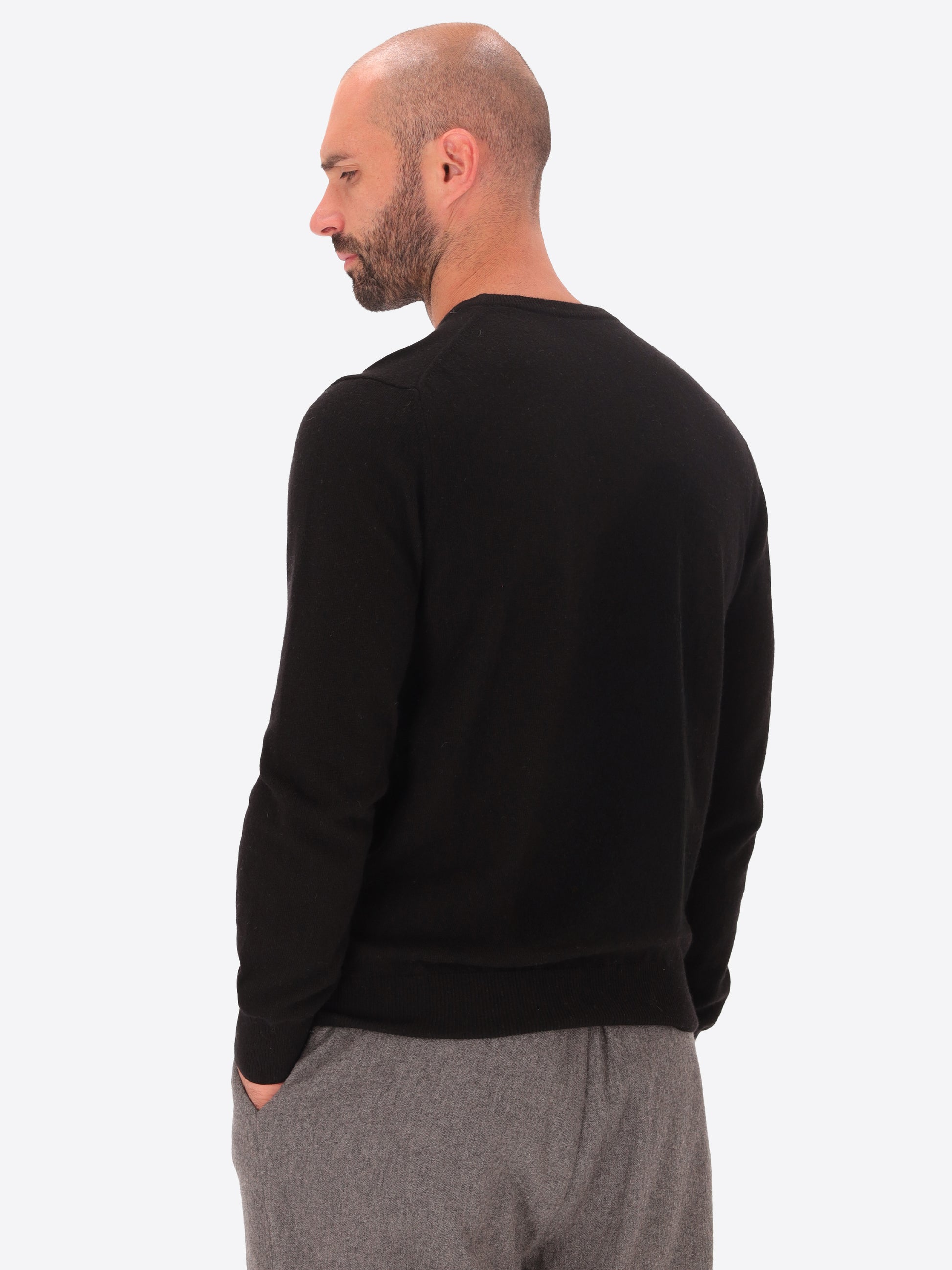 Maglia Girocollo Pino in Misto Lana e Cashmere