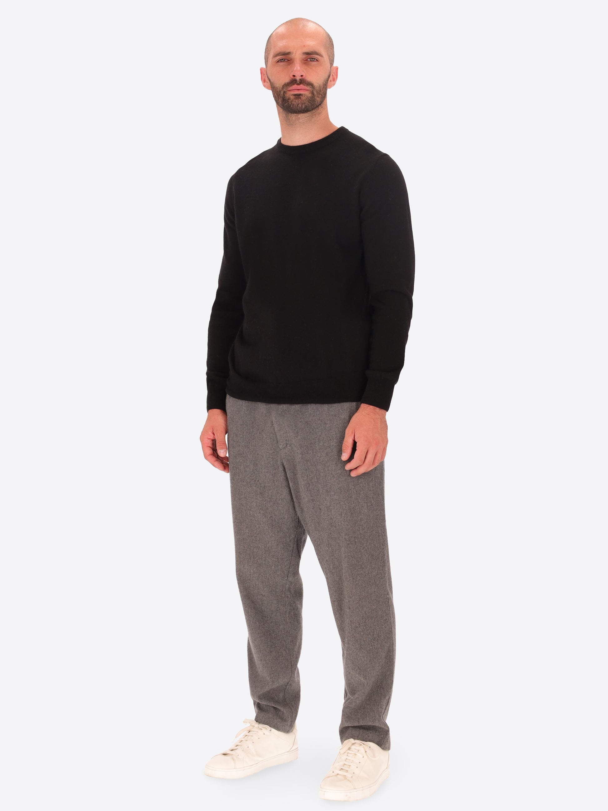 Maglia Girocollo Pino in Misto Lana e Cashmere