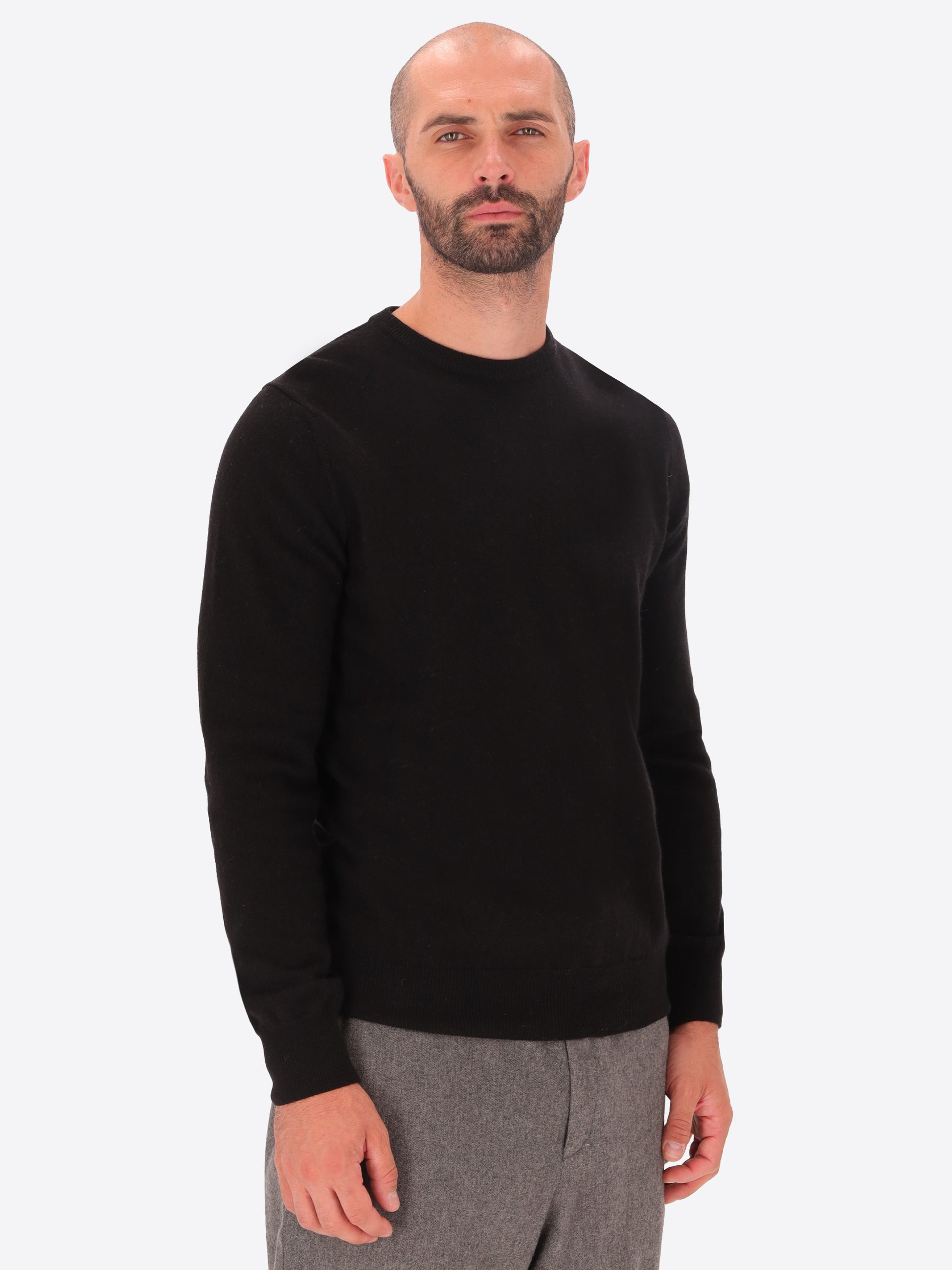Maglia Girocollo Pino in Misto Lana e Cashmere