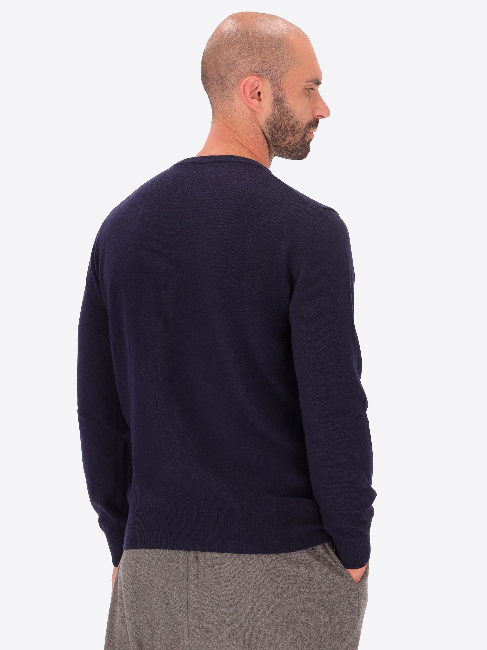 Maglia Girocollo Pino in Misto Lana e Cashmere