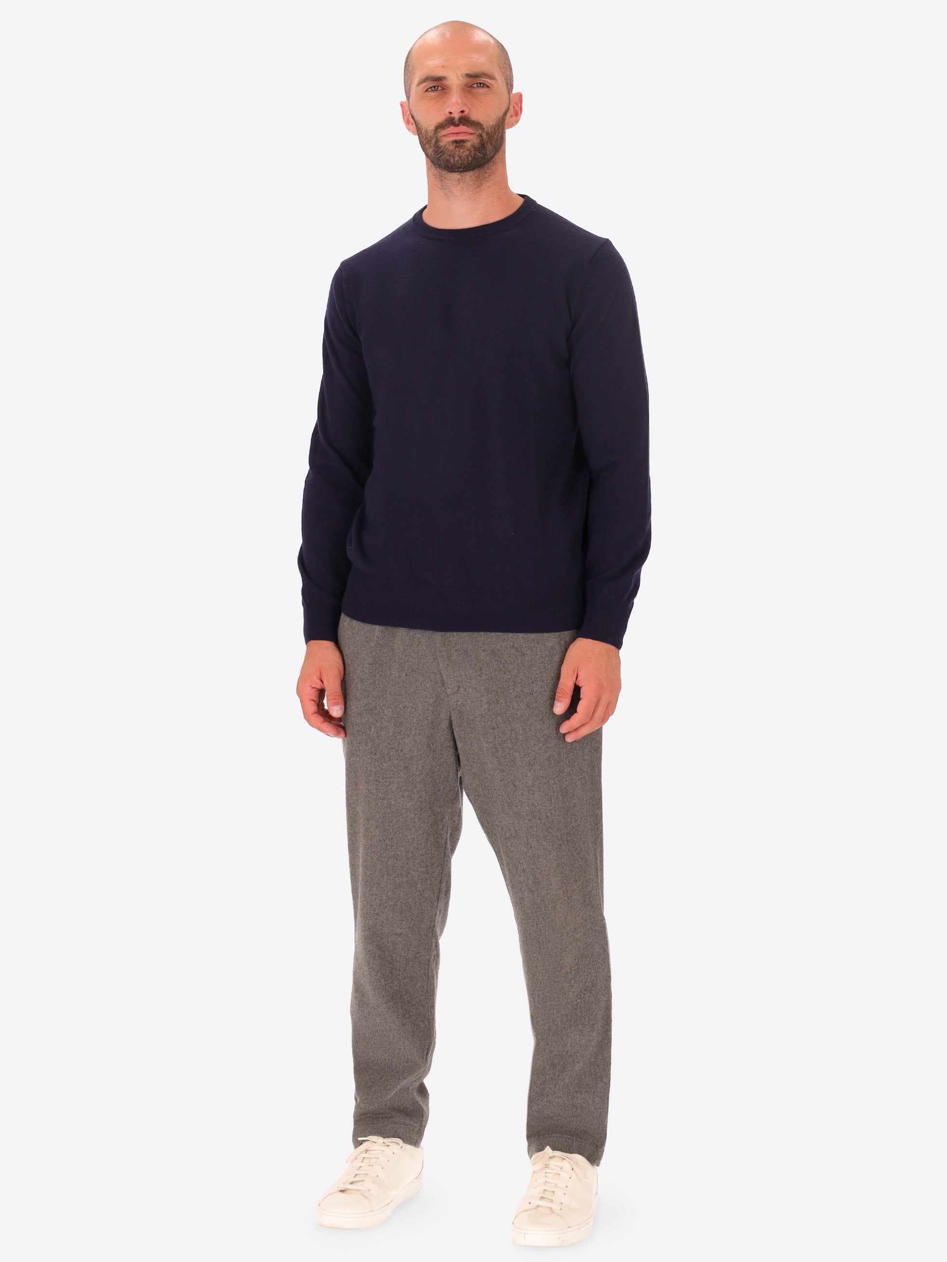 Maglia Girocollo Pino in Misto Lana e Cashmere