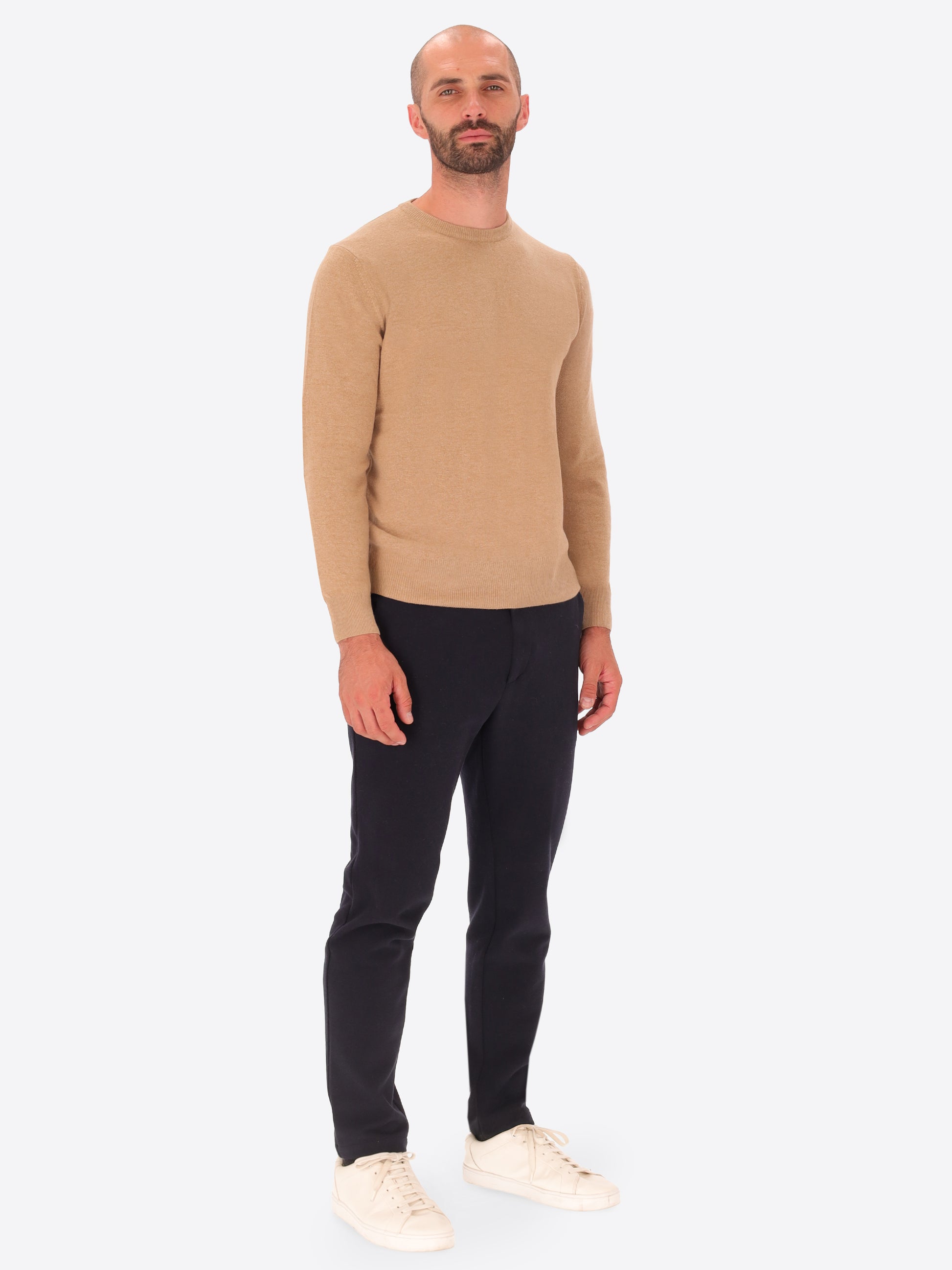 Maglia Girocollo Pino in Misto Lana e Cashmere