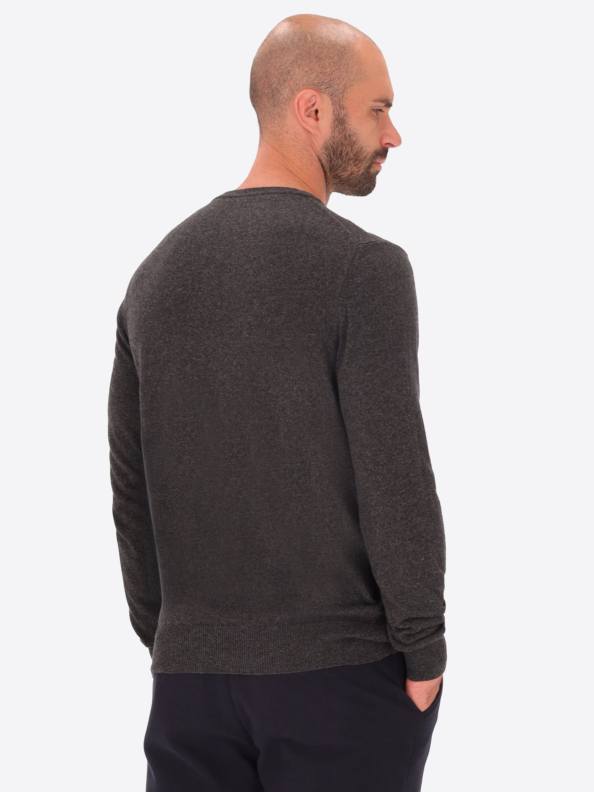 Maglia Girocollo Pino in Misto Lana e Cashmere
