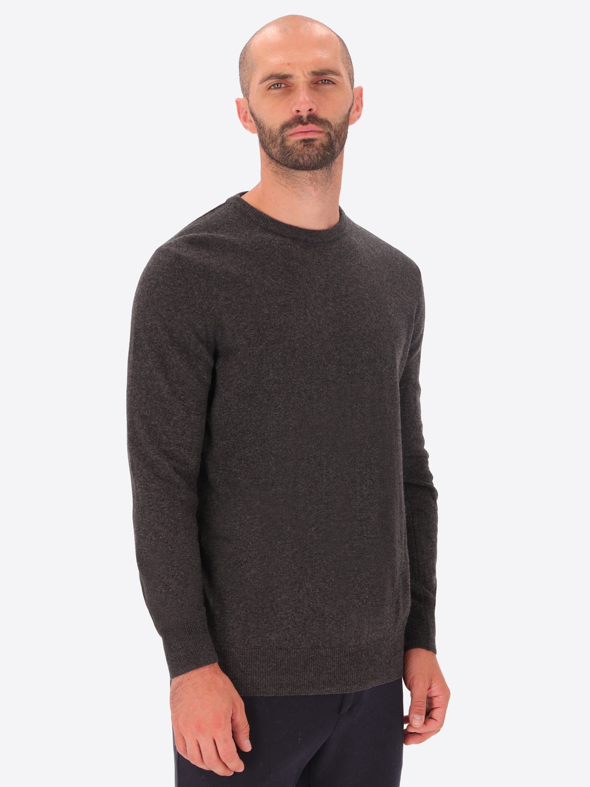 Maglia Girocollo Pino in Misto Lana e Cashmere