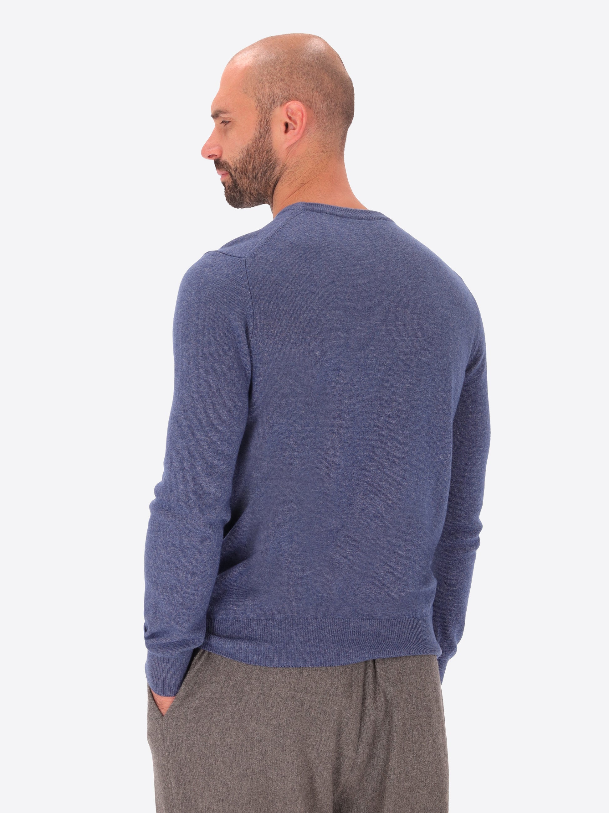 Maglia Girocollo Pino in Misto Lana e Cashmere