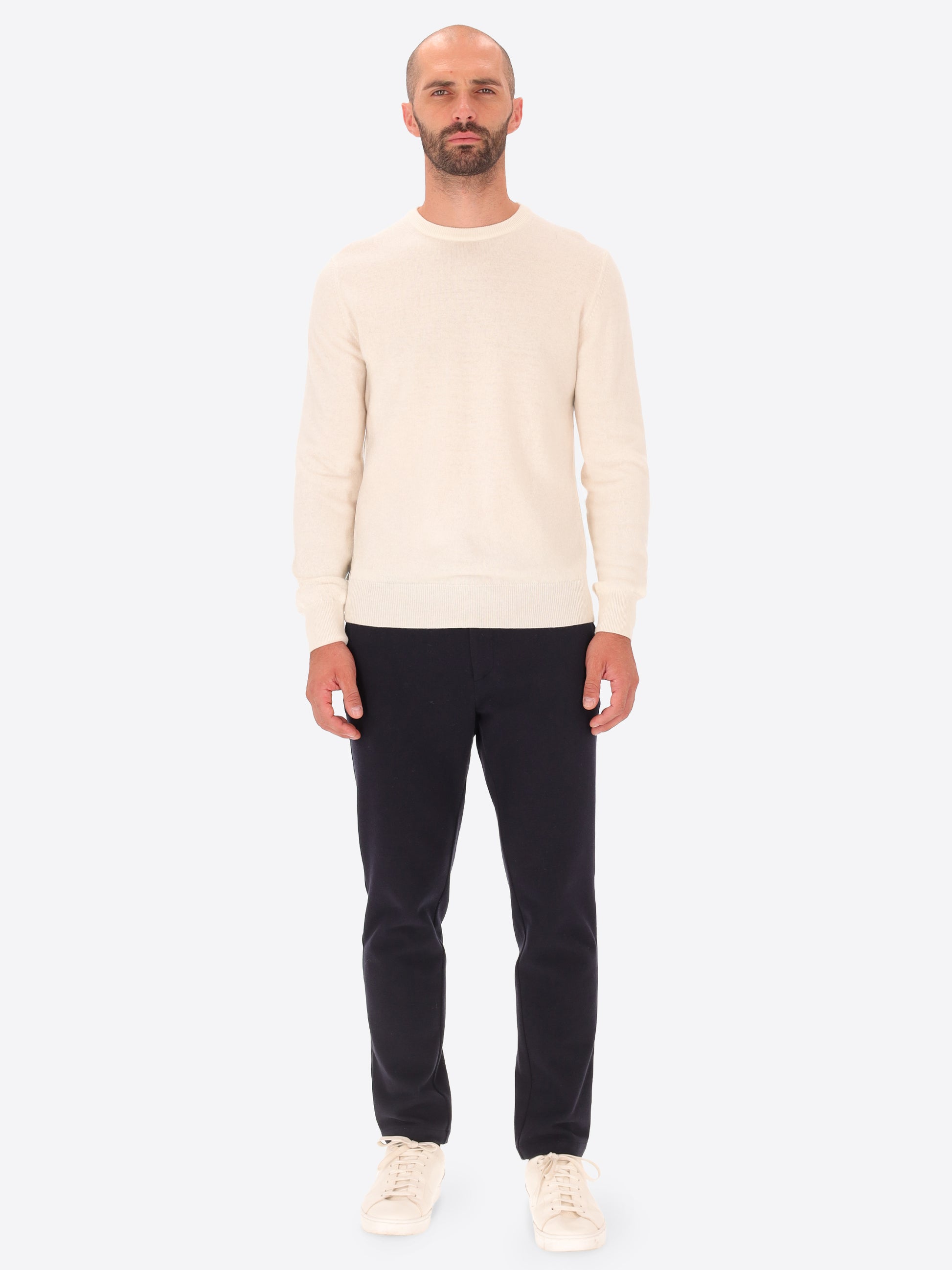 Maglia Girocollo Pino in Misto Lana e Cashmere