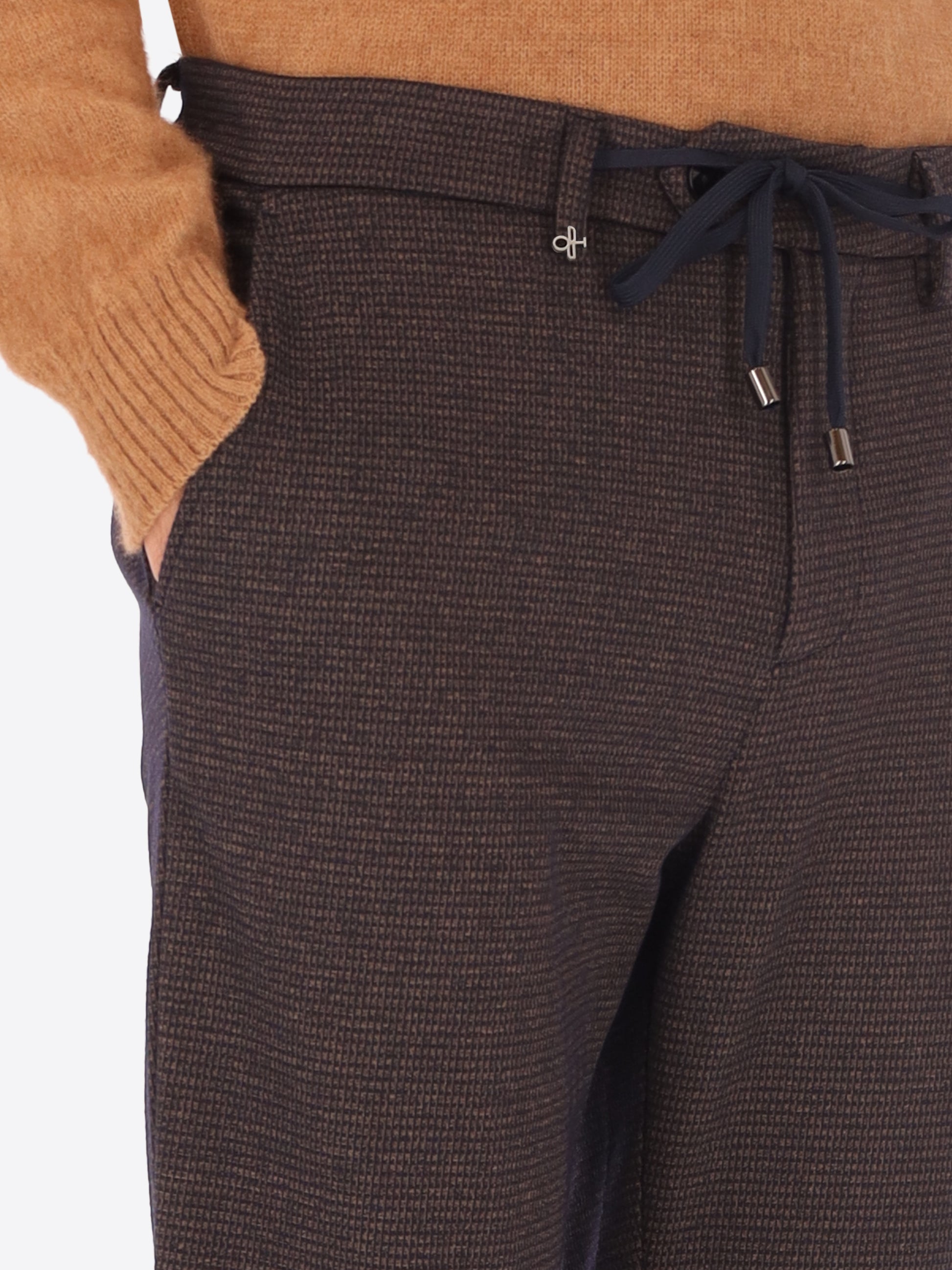 32" Pantalone York Canterbury In Jersey Micro Fantasia