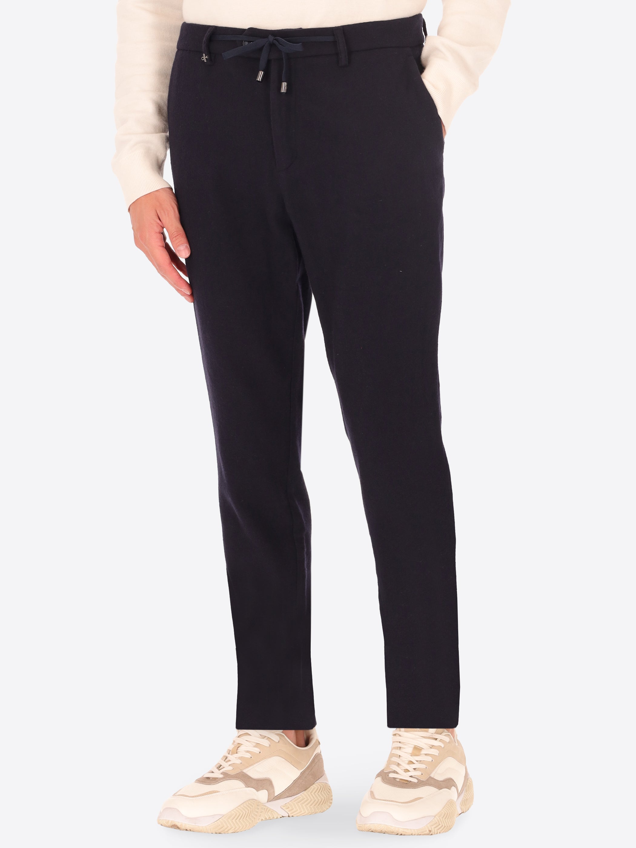 32" York Mélange Wool Blend Flannel Trousers Castle